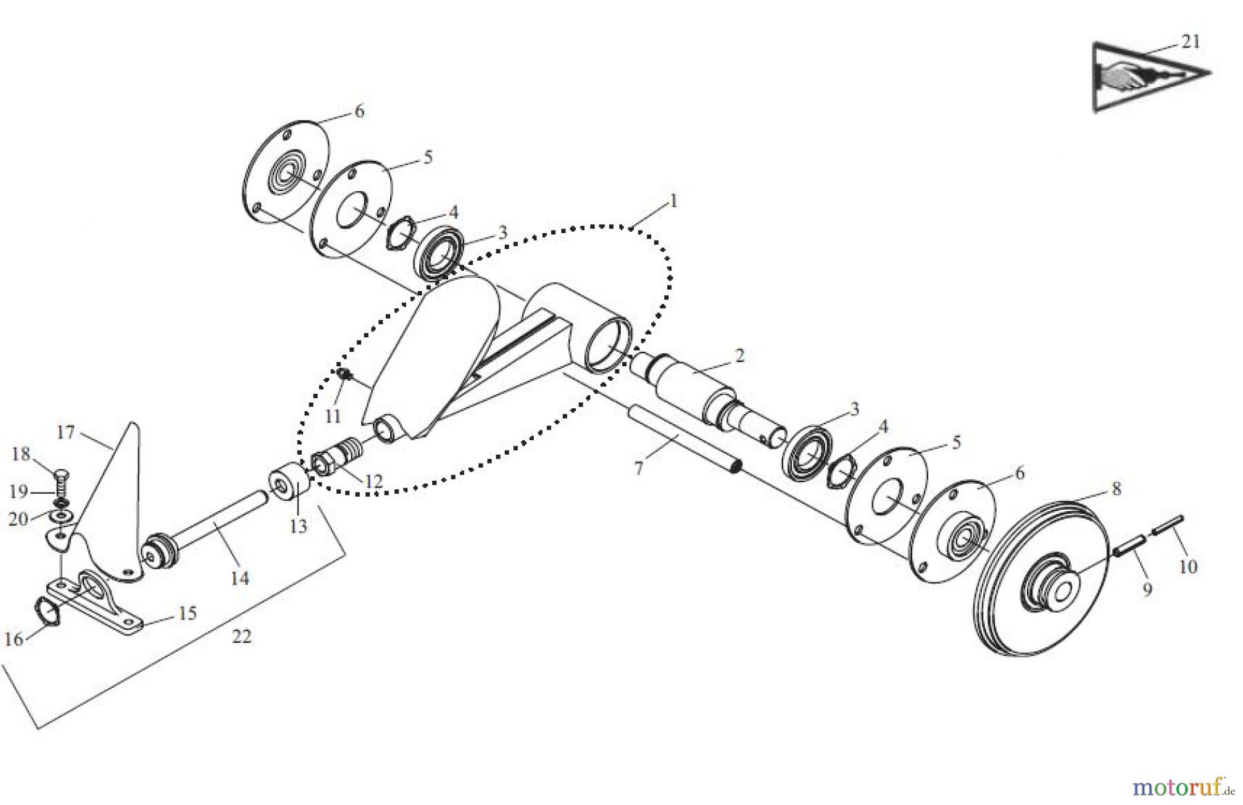  Tielbürger Wiesenmäher t70 Taumelgehäuse