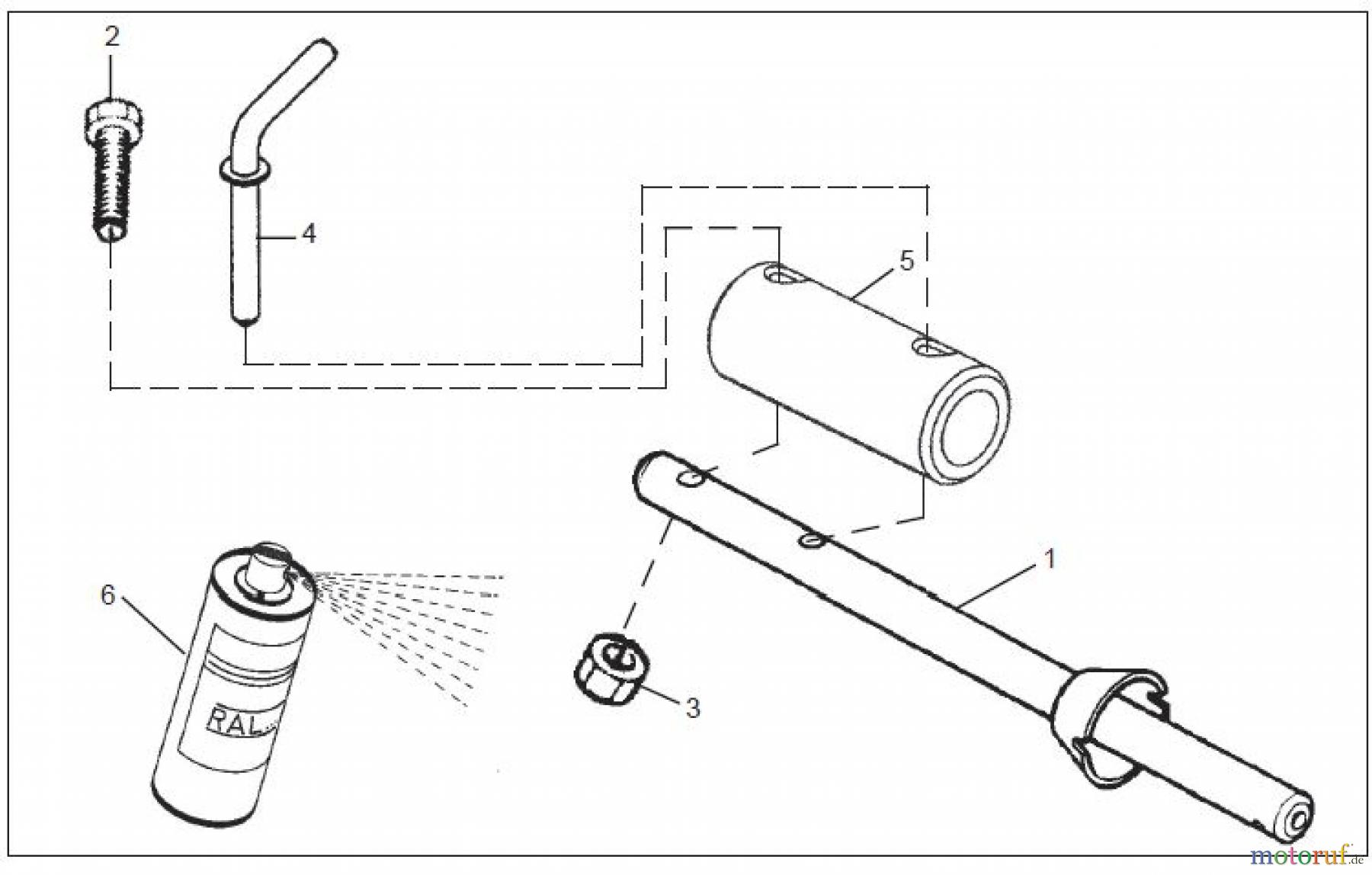 Tielbürger Wiesenmäher Zubehör Räumschild-Halter für: t46