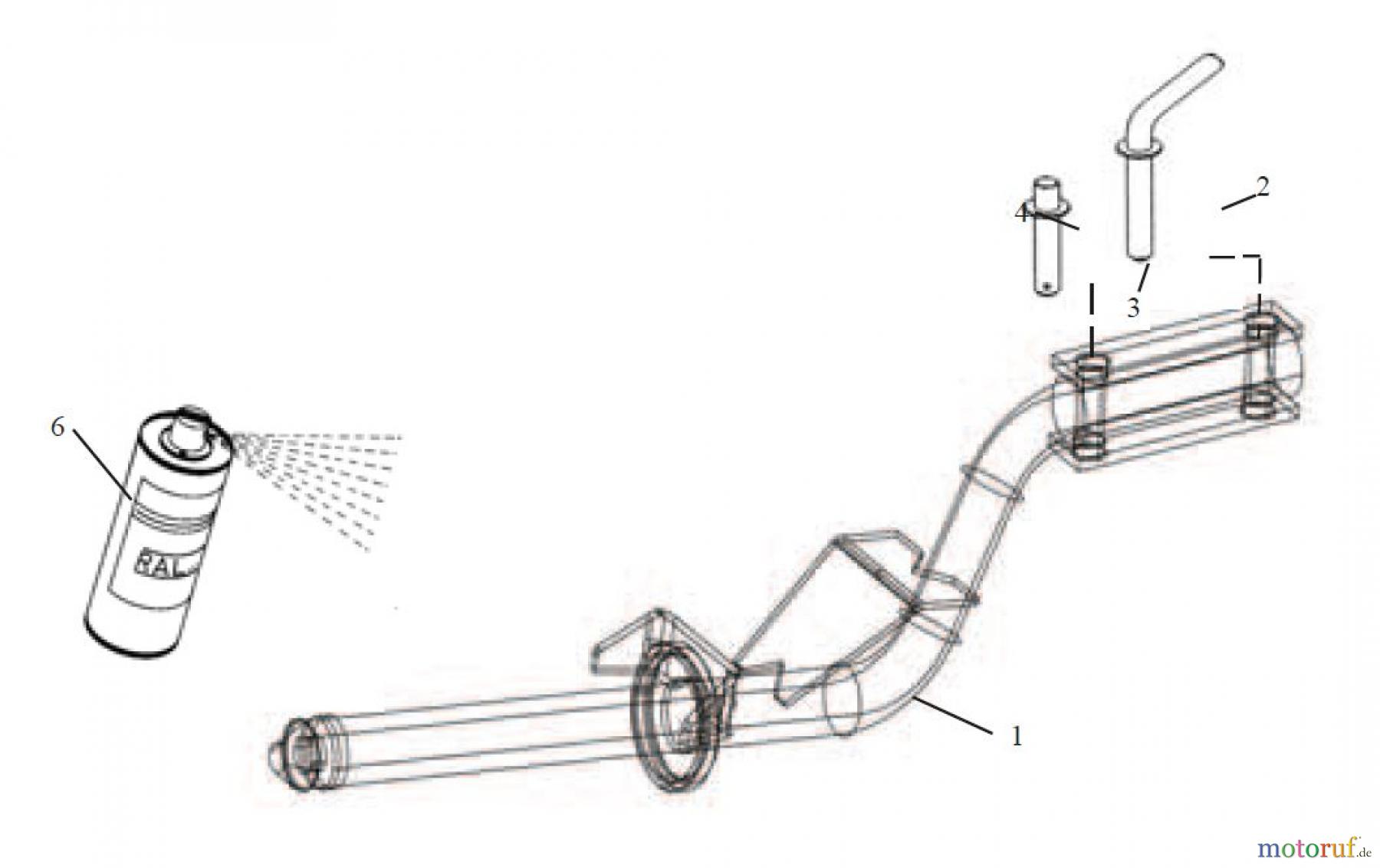 Tielbürger Wiesenmäher Zubehör Räumschild-Halter für: t60, t70