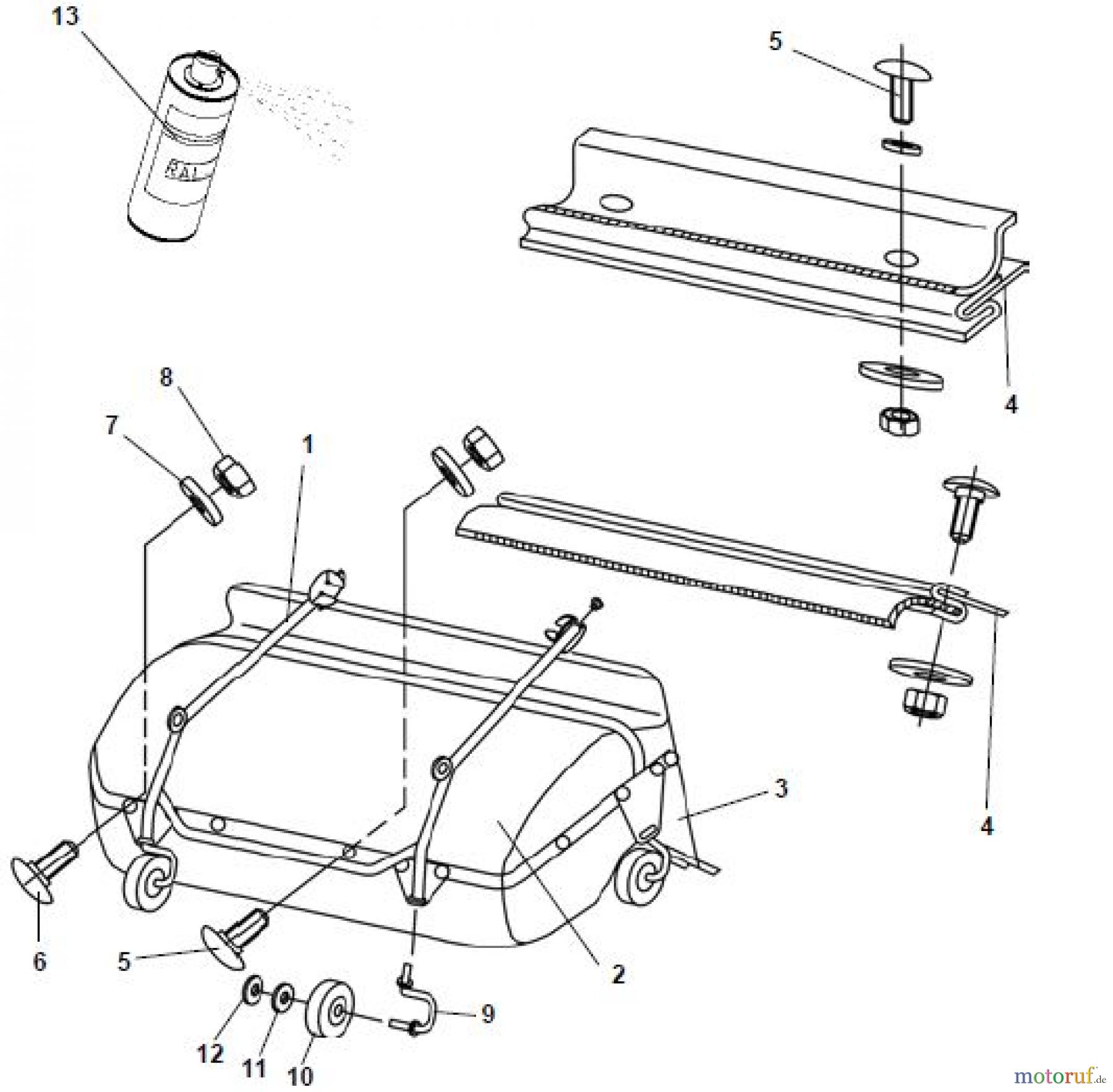 Tielbürger Rasentraktor Zubehör tk522 AN-519-001 Seite 5
