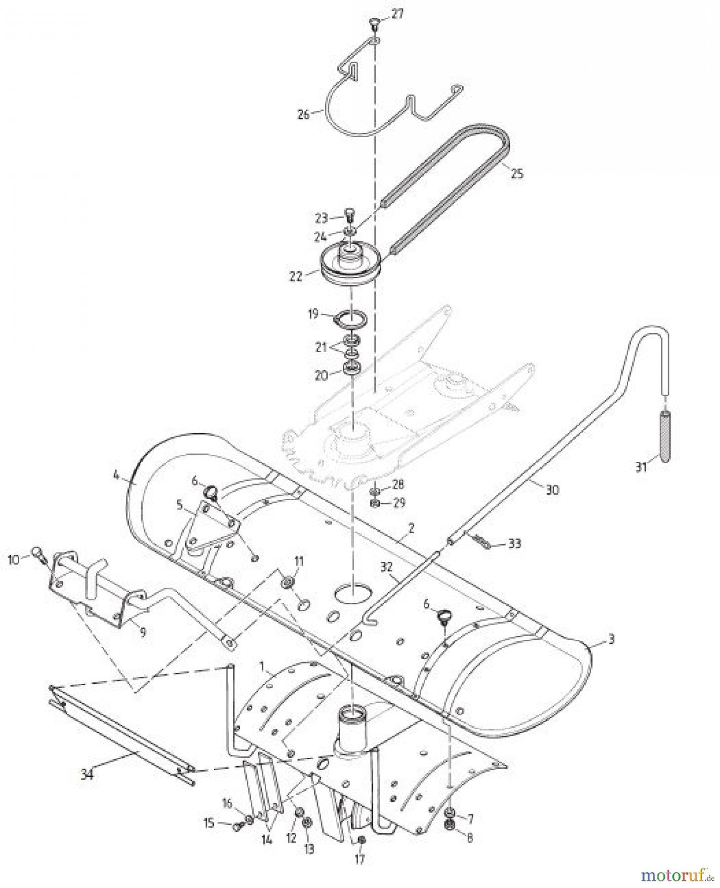 Tielbürger Rasentraktor Zubehör tk520 Seite 1