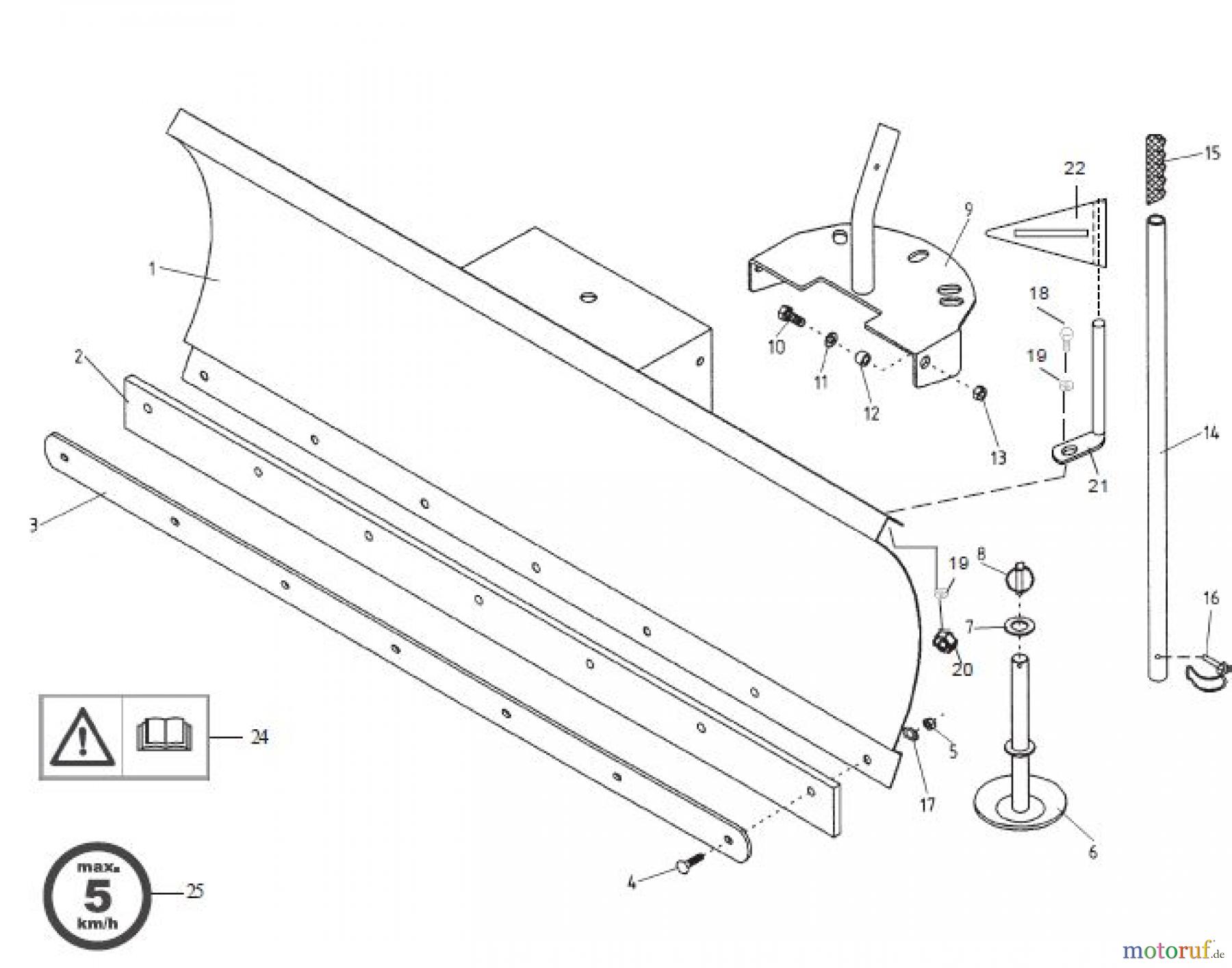 Tielbürger Rasentraktor Zubehör tk520 ts4125 Seite 1