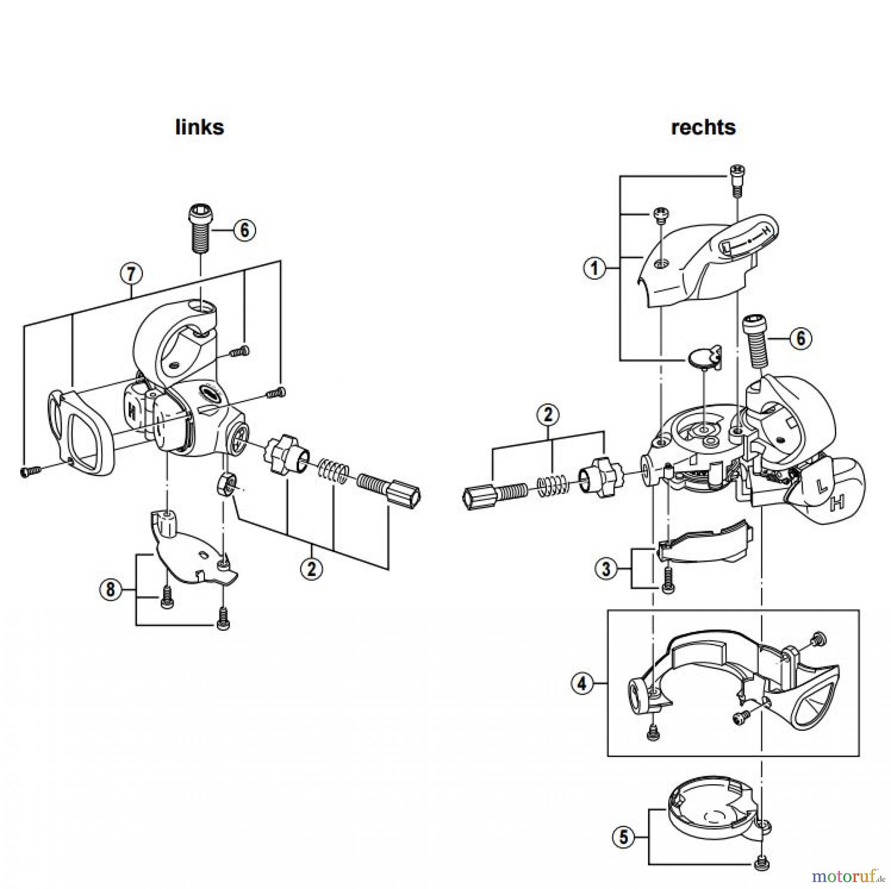 Shimano SL Shift Lever - Schalthebel SL-C900 SHIMANO NEXAVE Tap-Fire Schaltgriff
