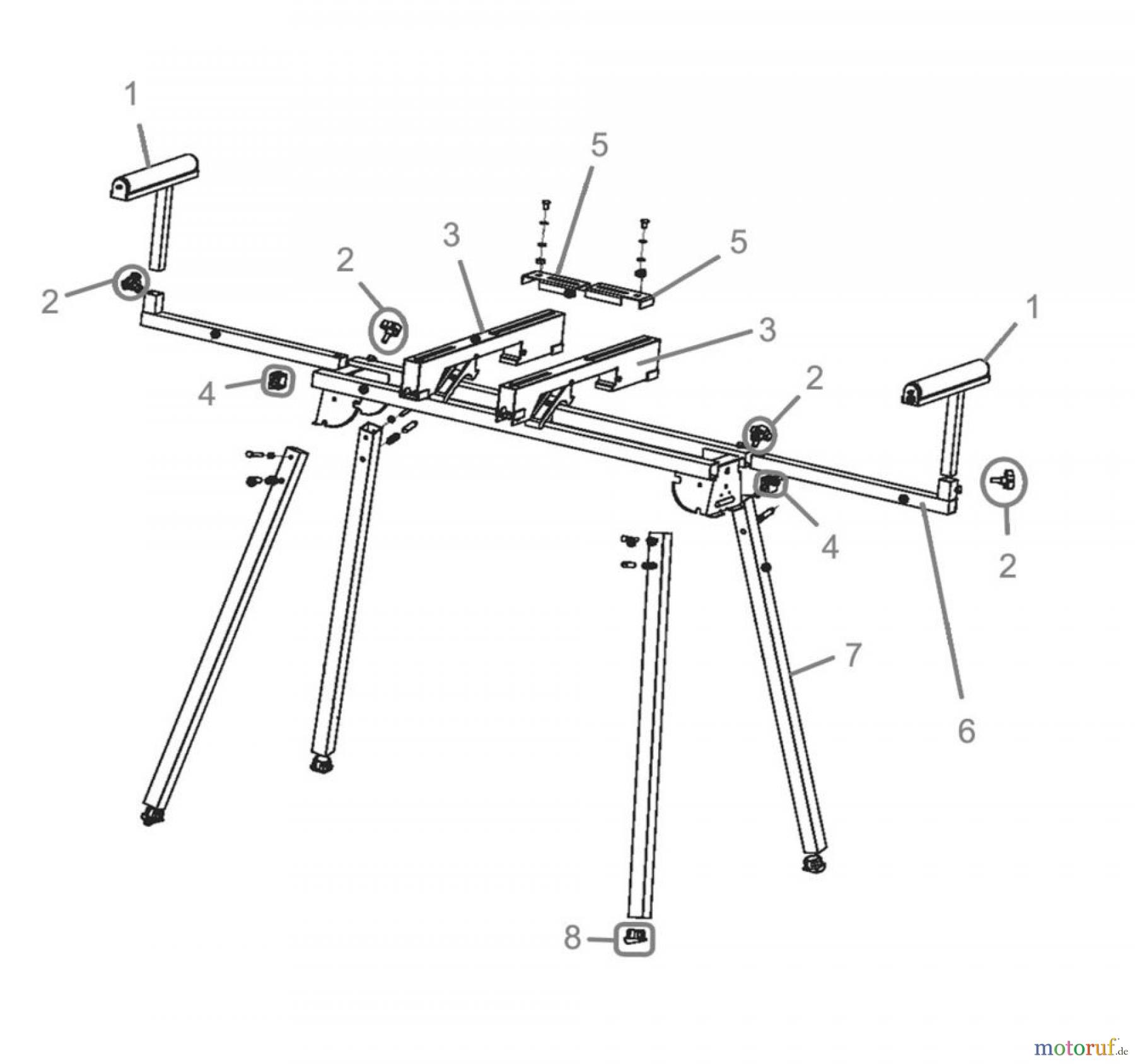  Güde Holzbearbeitung Maschinengestelle UNI-MASCHINEN-GESTELL GUG 135 - 94713 FSL94713-01