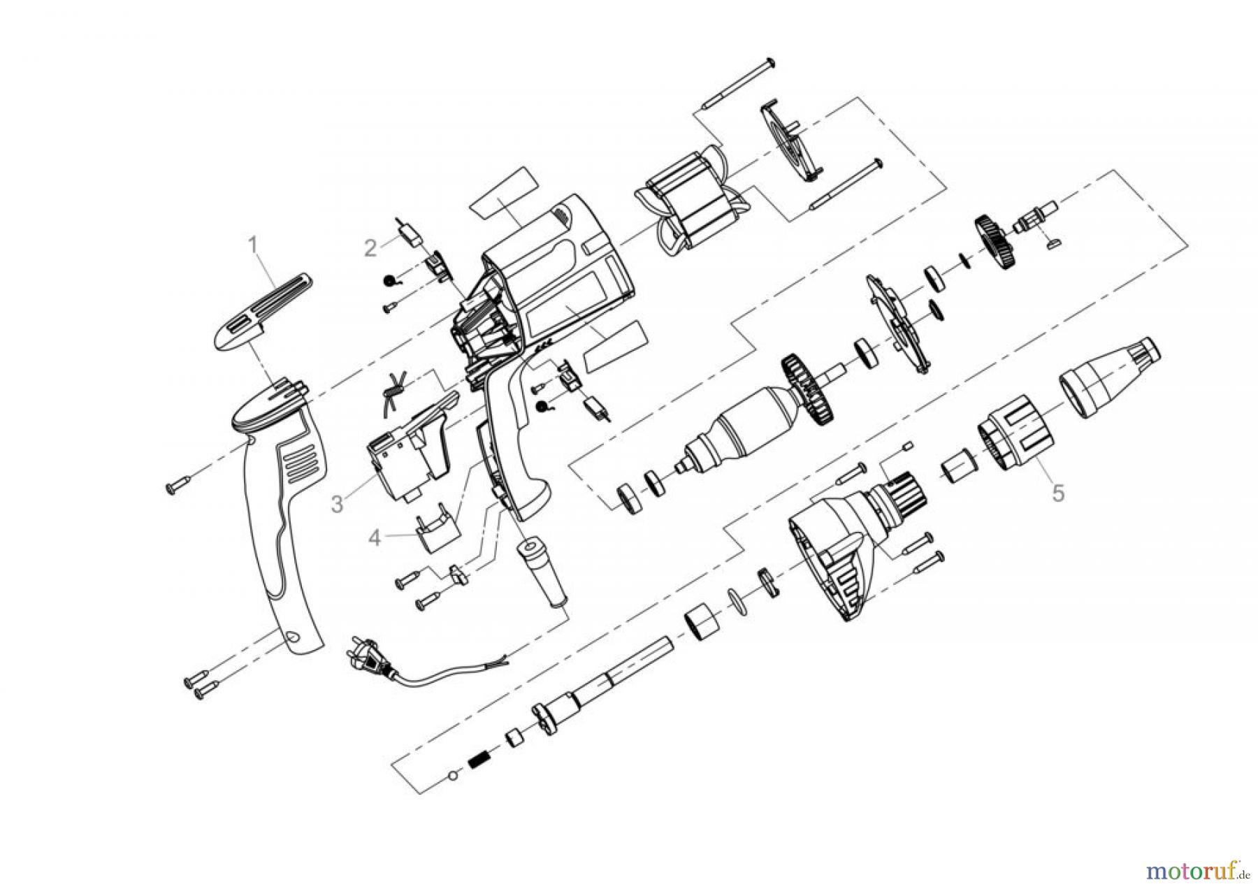  Güde Elektrowerkzeuge E-Werkzeuge Schrauber TROCKENBAUSCHRAUBER TBS 710 - 58132 FSL58132-01