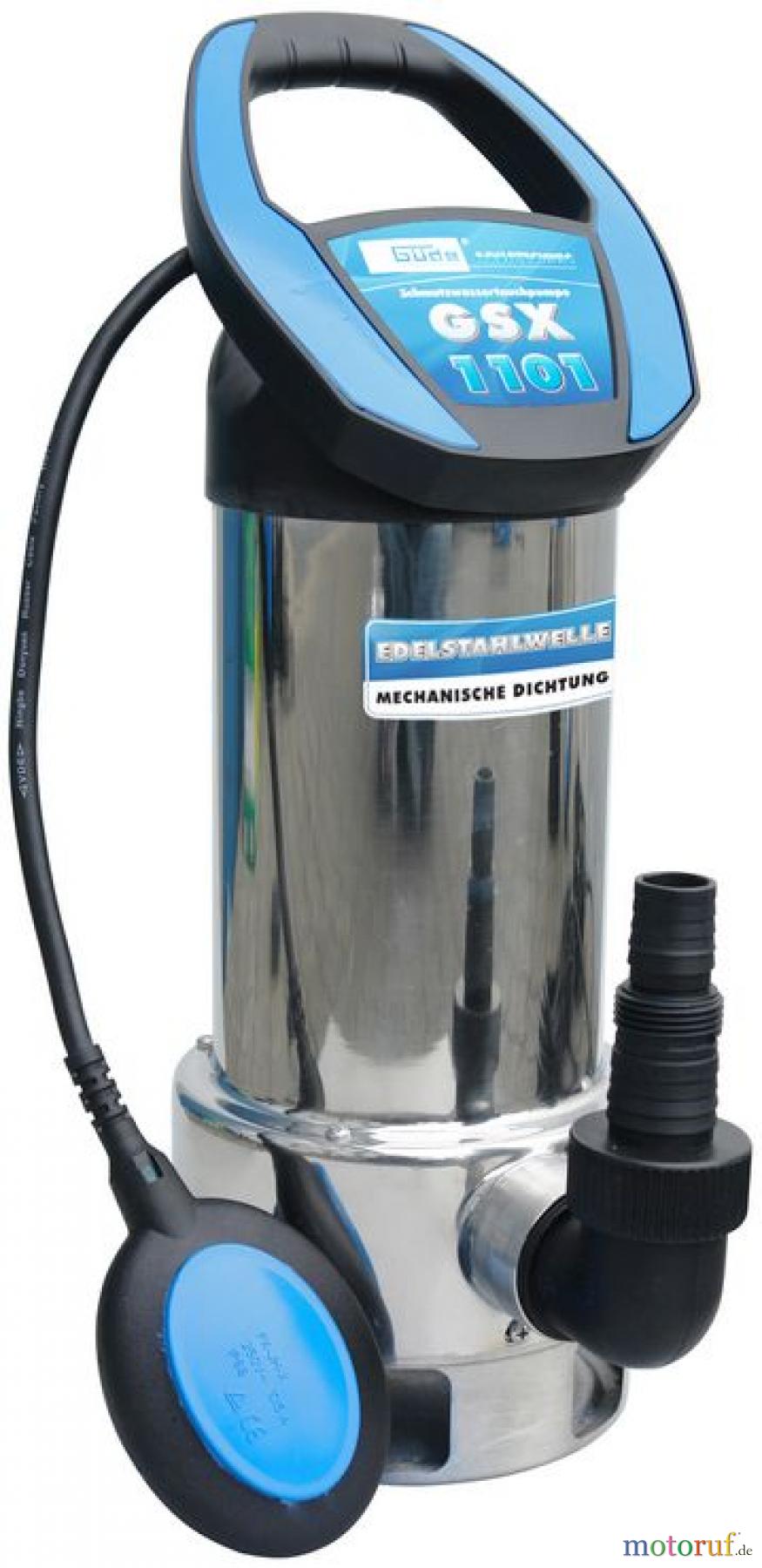  Güde Pumpentechnik Tauchpumpen Schmutzwasserpumpen SCHMUTZWASSERTAUCHPUMPE GSX 1101 - 94604