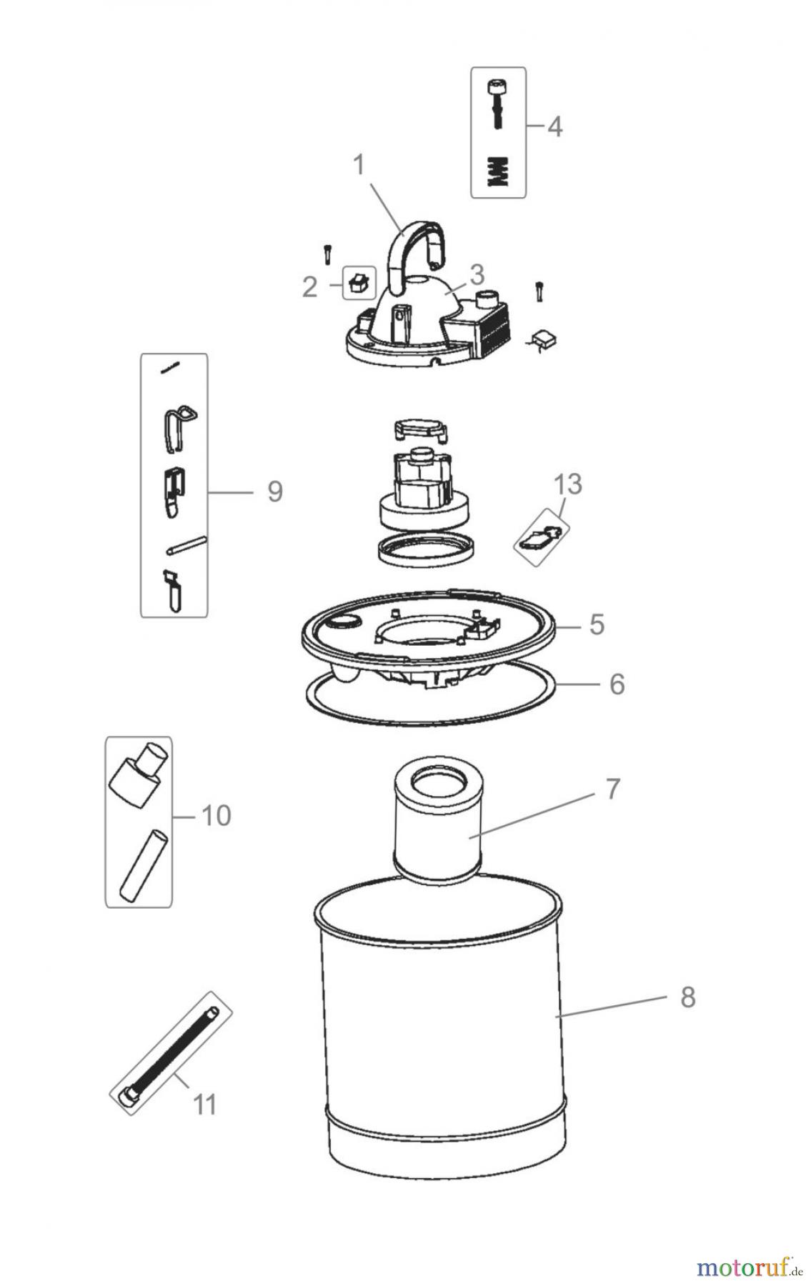 Güde Reinigungsgeräte Sauger Aschesauger ASCHESAUGER GA 18L - 16737 FSL16737-01