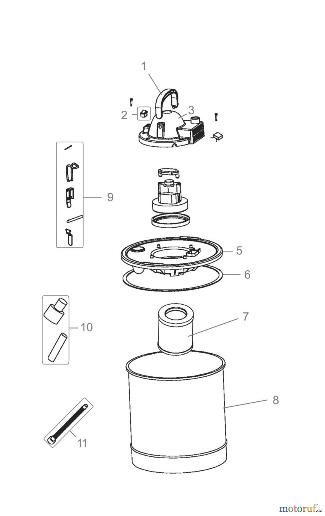 Güde Reinigungsgeräte Sauger Aschesauger ASCHESAUGER GA 18L - 16737 FSL16737-02