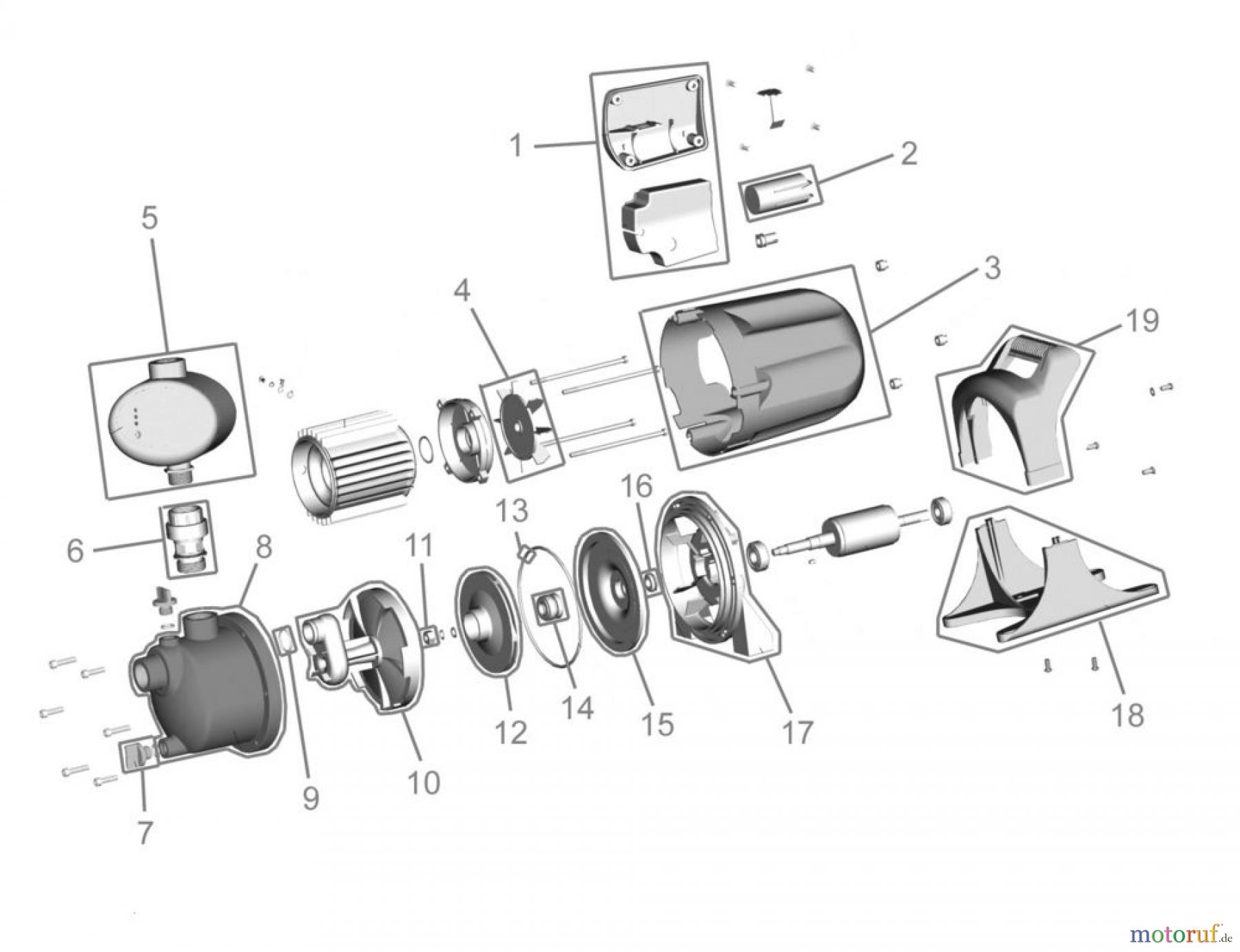  Güde Pumpentechnik Hauswasserautomaten HAUSWASSERAUTOMAT HWA 800 K - 94206 FSL94206-02 