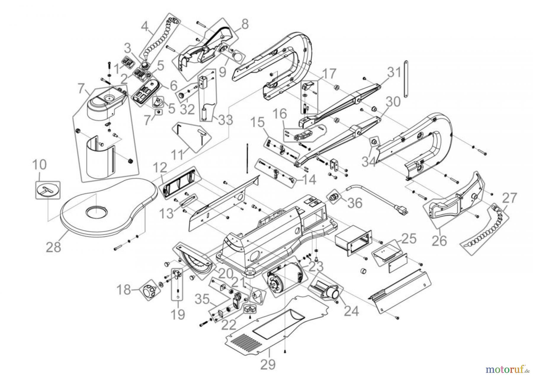 Güde Pro-Serie PRO-Holzbearbeitung Dekupiersägen DEKUPIERSÄGE GDS 16 PRO - 55097 FSL55097-01