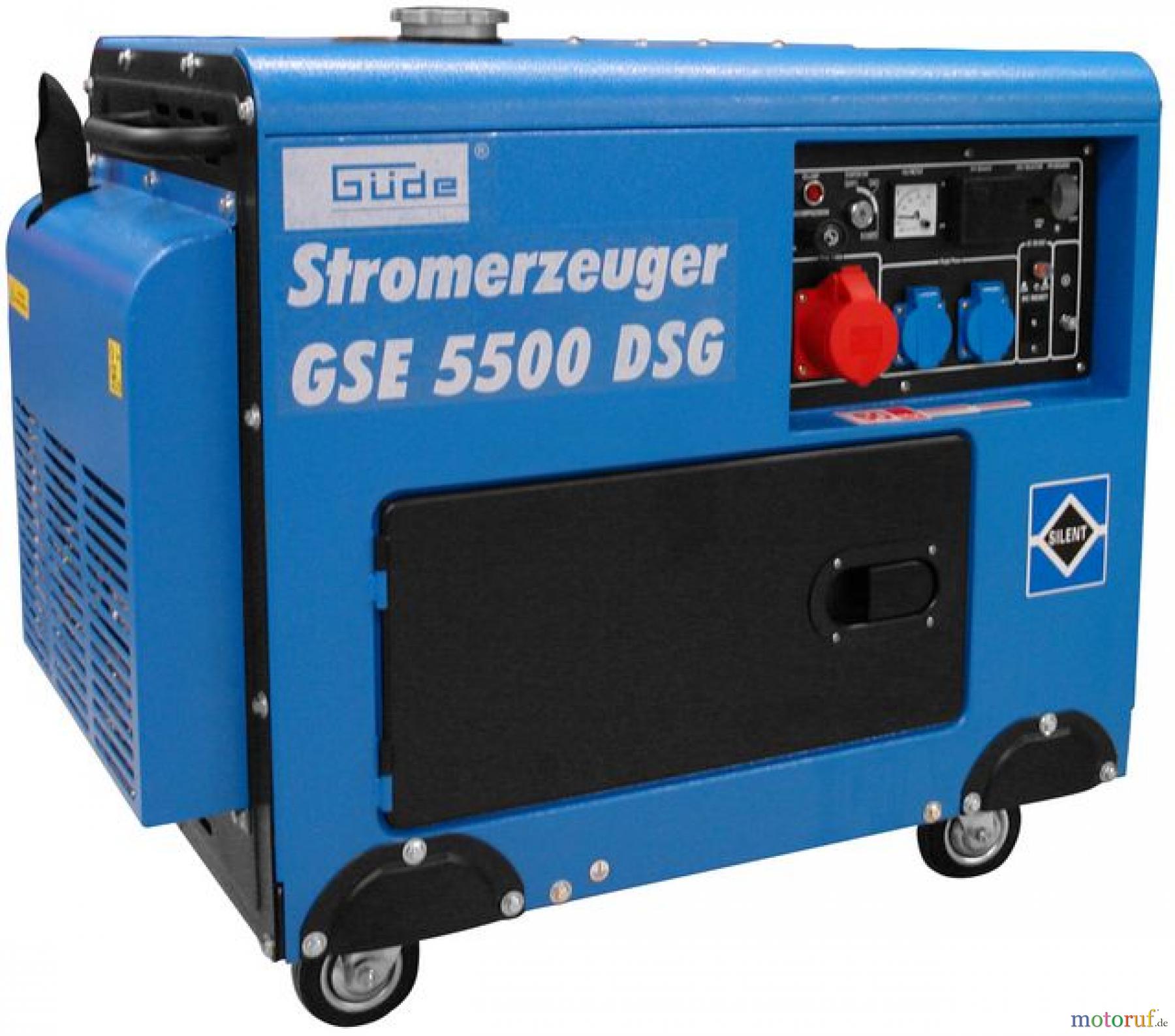 Güde Stromerzeuger Diesel-Stromerzeuger STROMERZEUGER GSE 5500 DSG - 40586