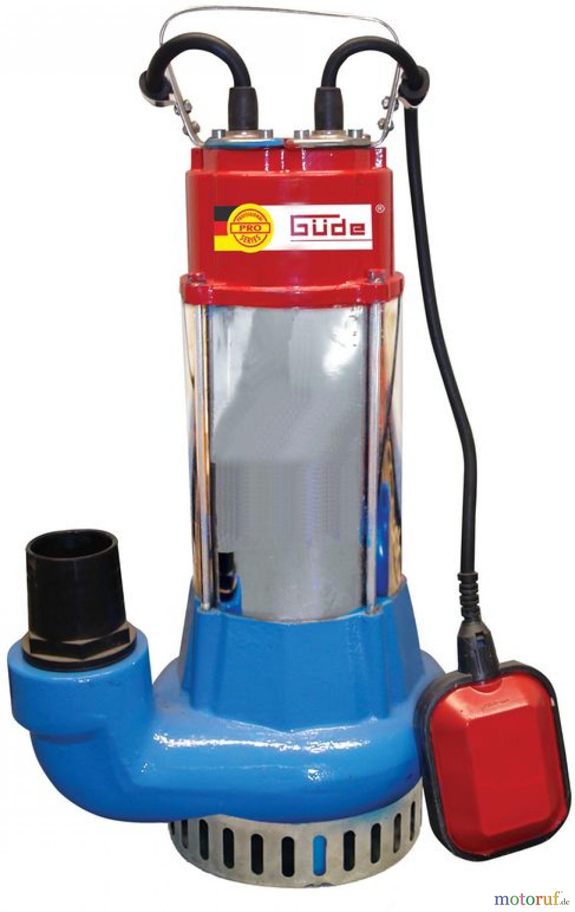 Güde Pro-Serie PRO-Pumpentechnik Tauchpumpen Schmutzwasserpumpen SCHMUTZWASSERTAUCHPUMPE PRO 1100A - 75800