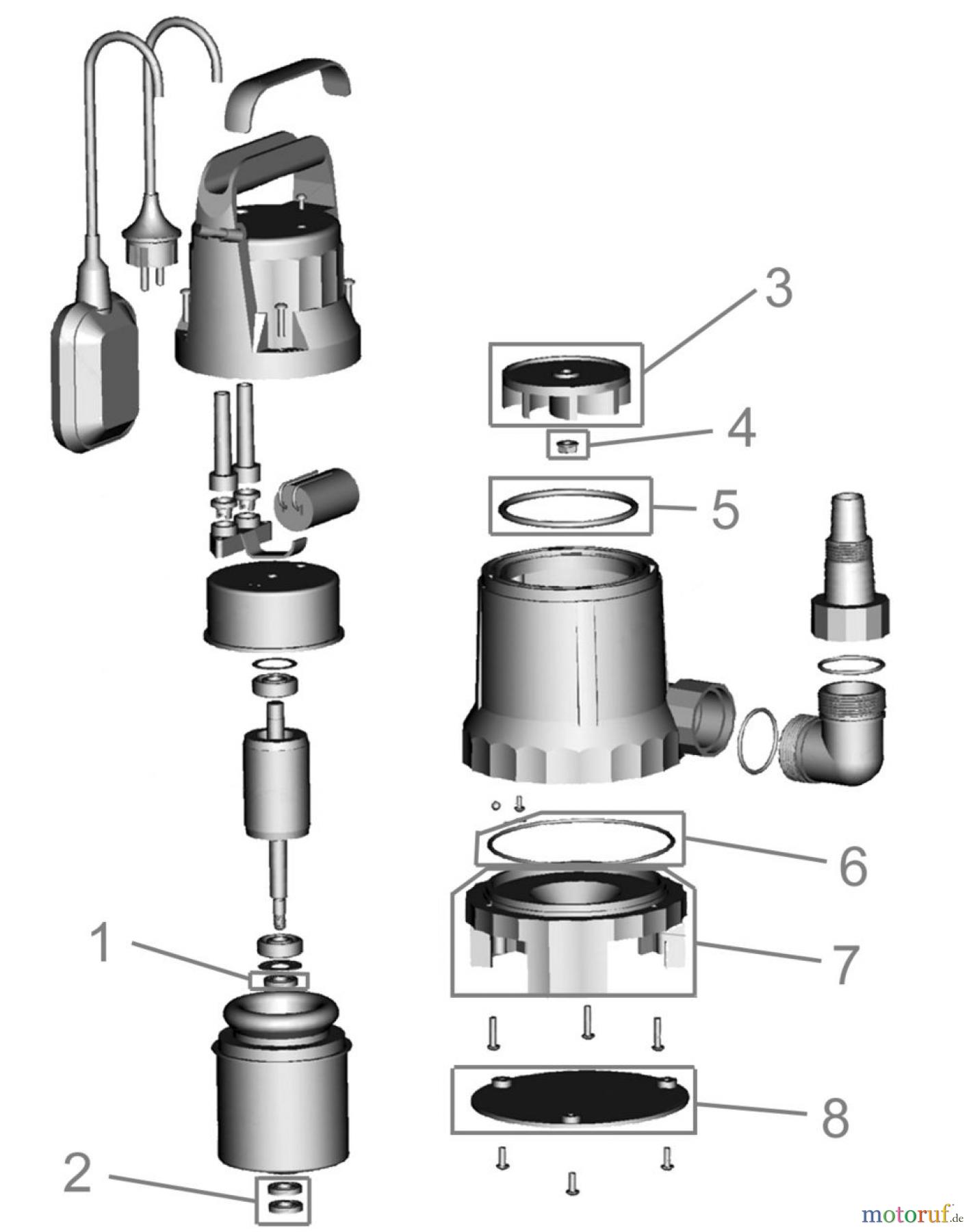 Goon SCHMUTZWASSERTAUCHP. SP 7000 - 05000_EM FSL05000-03