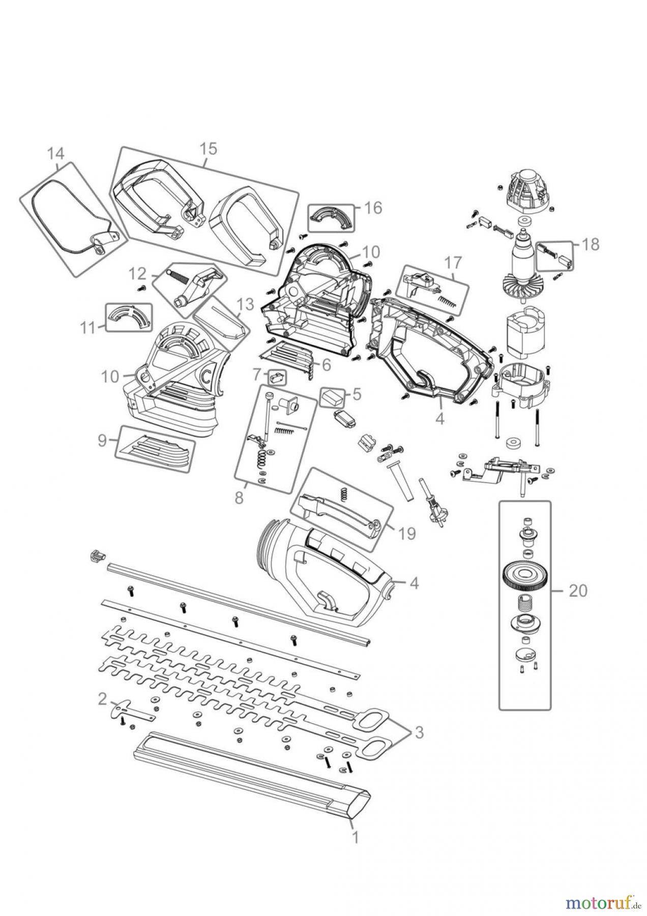 Impos (Güde) HECKENSCHERE IMPOS HS 6915 - 05261_EM FSL05261-01 Seite 1