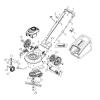 Güde Benzin-Rasenmäher Schnittbreite bis 45cm RASENMÄHER BIG-WHEELER 560 TRIKE - 95110 FSL95110-02 Ersatzteile Seite 1