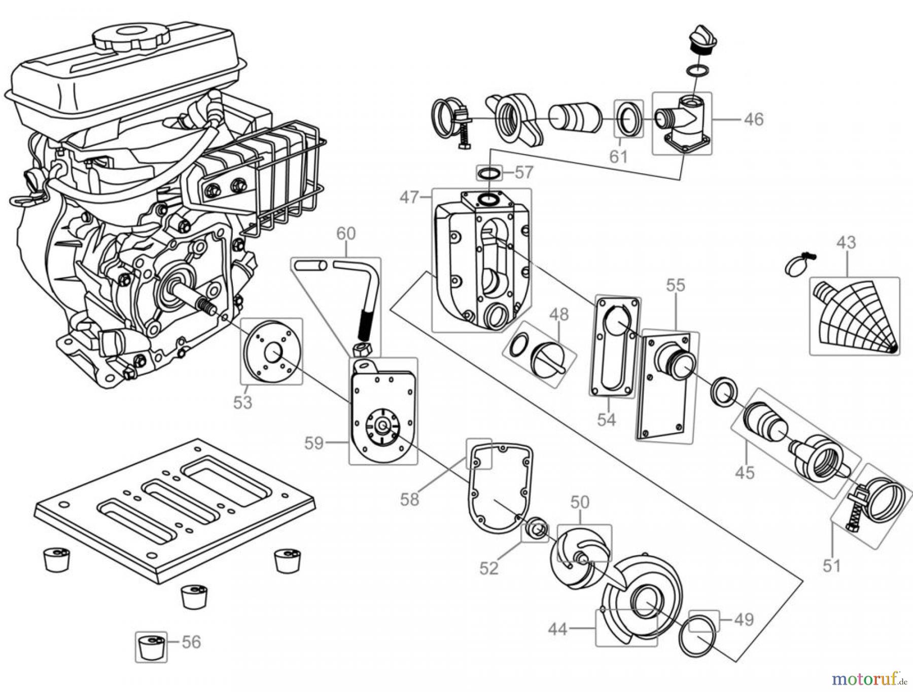 Güde Pumpentechnik Motorpumpen MOTORPUMPE GMP 100 4T - 94253 FSL94253-02 Seite 2