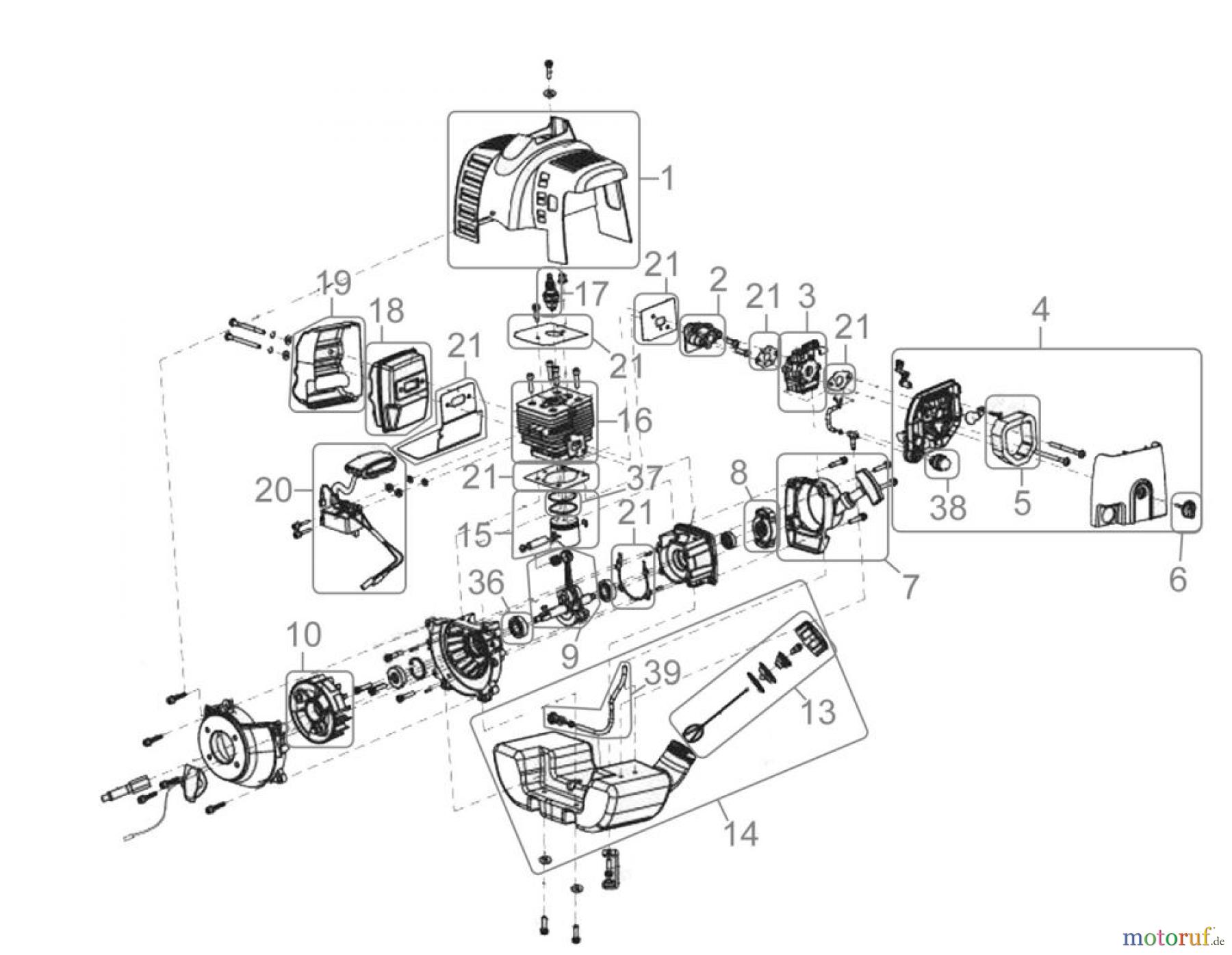 Güde Pumpentechnik Motorpumpen MOTORPUMPE GMP 30 - 94243 FSL94243-01 Seite 1