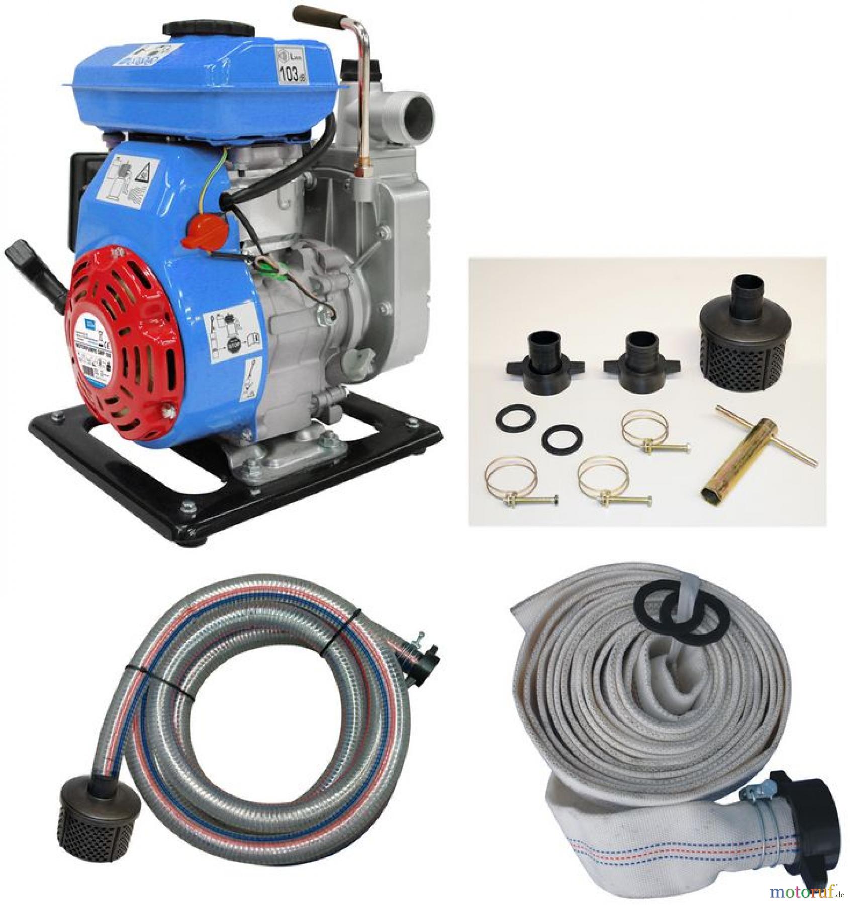 Güde Pumpentechnik Motorpumpen HOCHW. MOTORPUMPEN-SET GMPS 100 - 94251