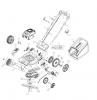Güde Benzin-Rasenmäher Schnittbreite bis 45cm RASENMÄHER BIG WHEELER 561 S-PLUS - 95350 FSL95350-01 Ersatzteile Seite 1