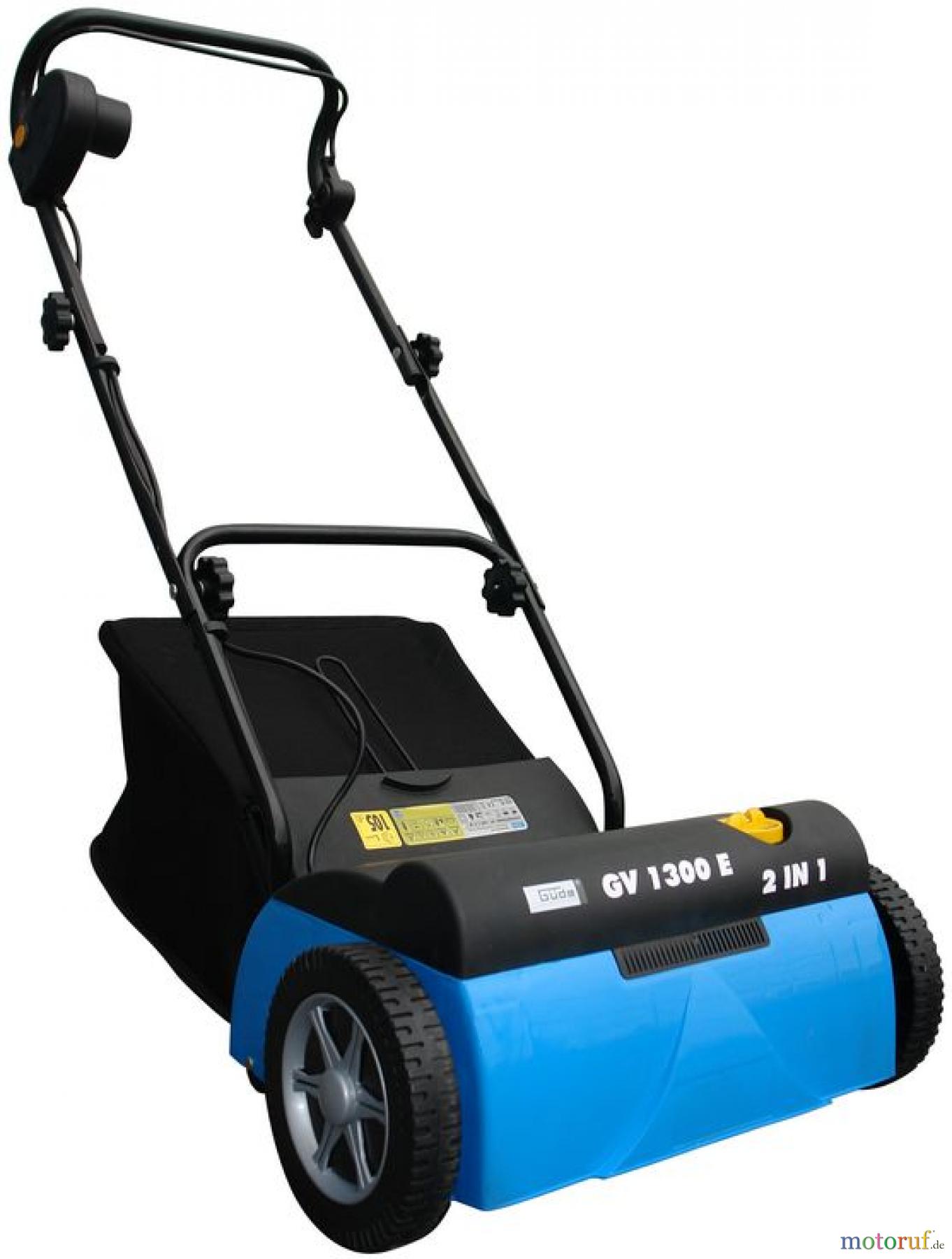 Güde Gartentechnik Vertikutierer Elektro-Vertikutierer VERTIKUTIERER GV 1300 E 2 IN 1 - 94121
