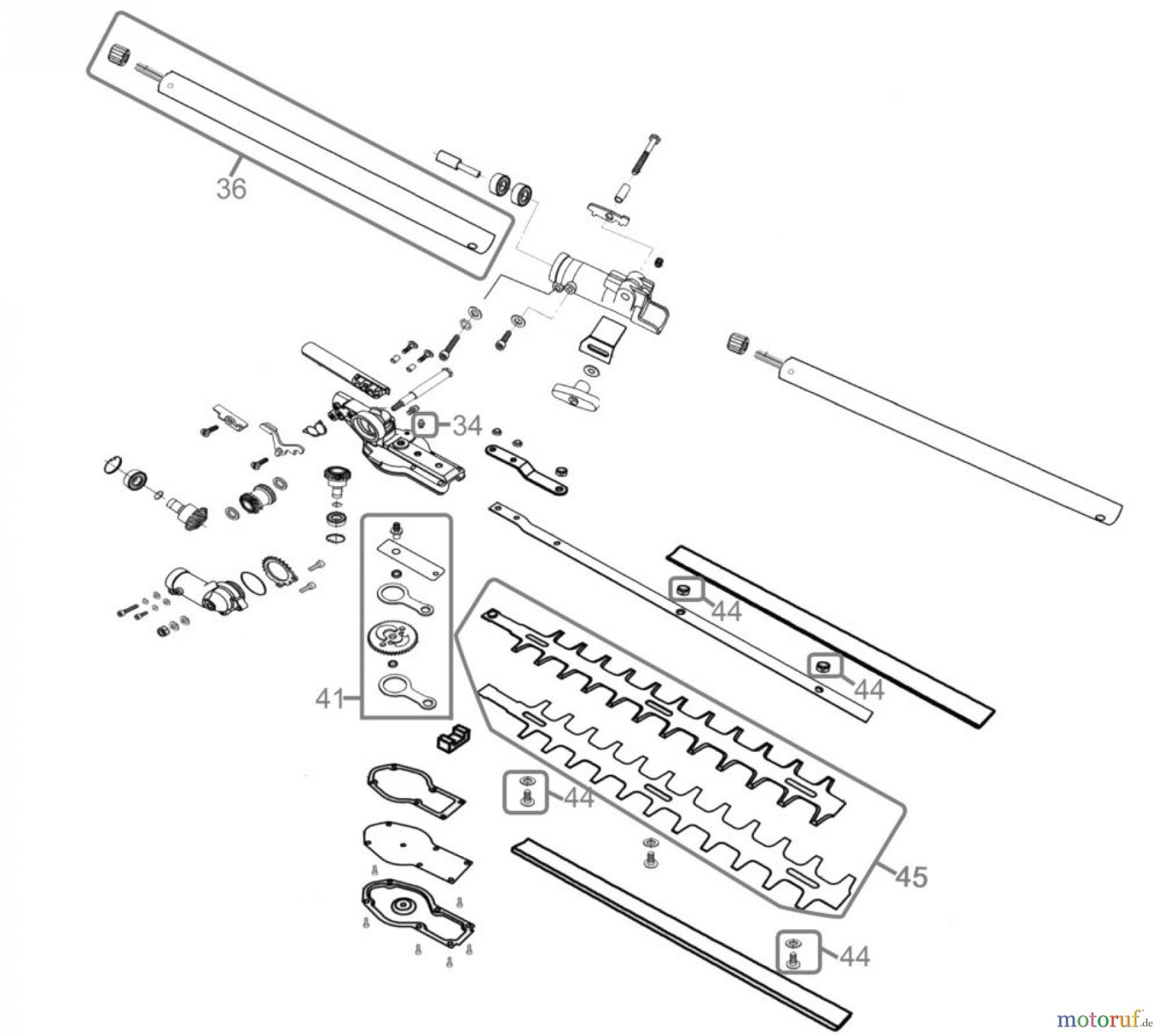 Güde Gartentechnik Gartenpflege-Sets Benzin-Sets MOTOR- GARTENPFLEGE- SET 5 IN 1 - 94081 FSL94081-01 Seite 3