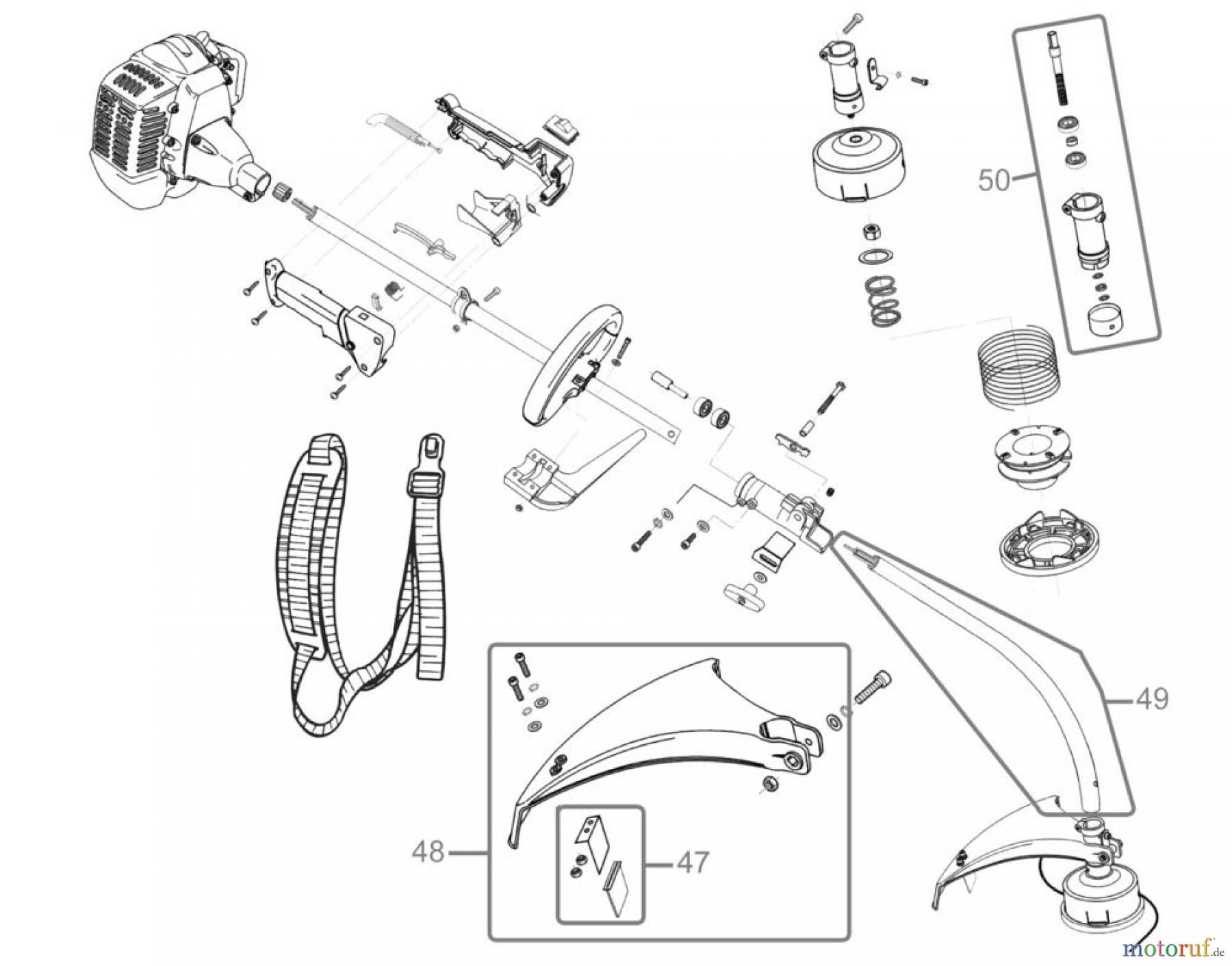 Güde Gartentechnik Gartenpflege-Sets Benzin-Sets MOTOR- GARTENPFLEGE- SET 5 IN 1 - 94081 FSL94081-01 Seite 4