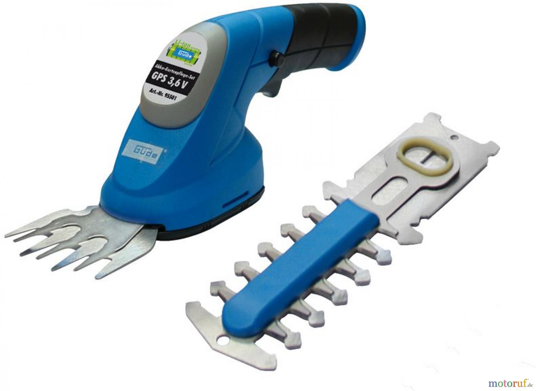Güde Gartentechnik Gartenpflege-Sets Akku-Sets AKKU-GARTENPF-SET GPS 3,6V LI-ION - 95501