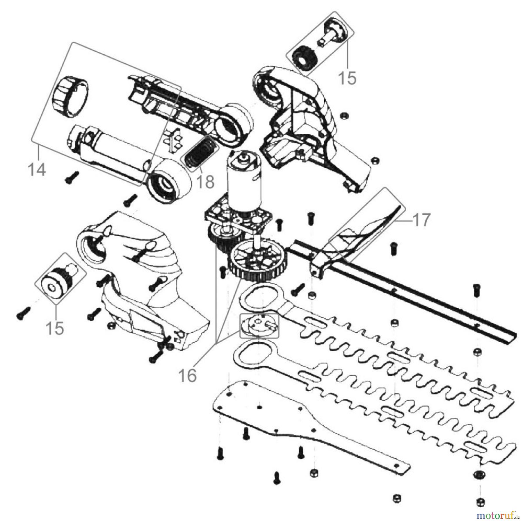 Güde Gartentechnik Gartenpflege-Sets Akku-Sets AKKU GARTENPFLEGE-SET GPS 14LI-IO - 95520 FSL95520-01 Seite 2