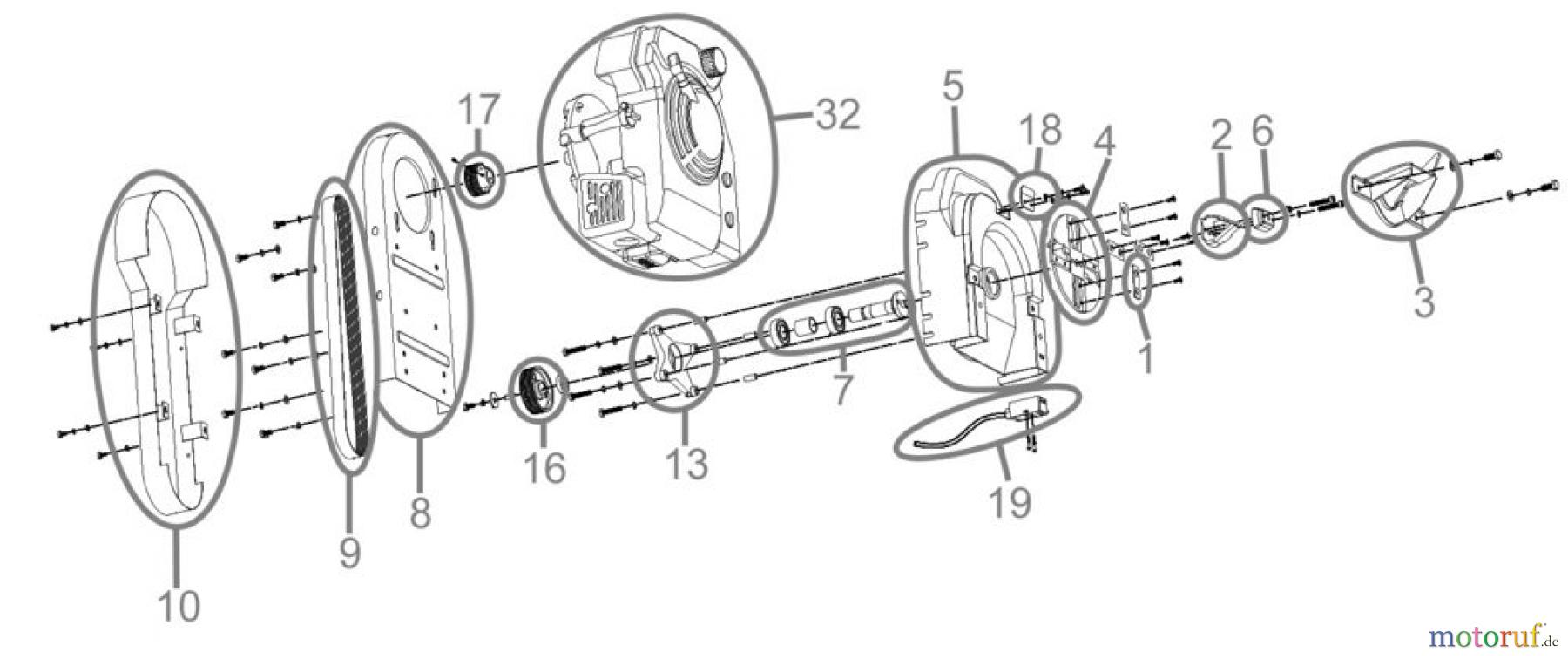 Güde Gartentechnik Häcksler Benzin-Häcksler BENZIN GARTENHÄCKSLER MGH 5,5 BS - 94055 FSL94055-01 Seite 1