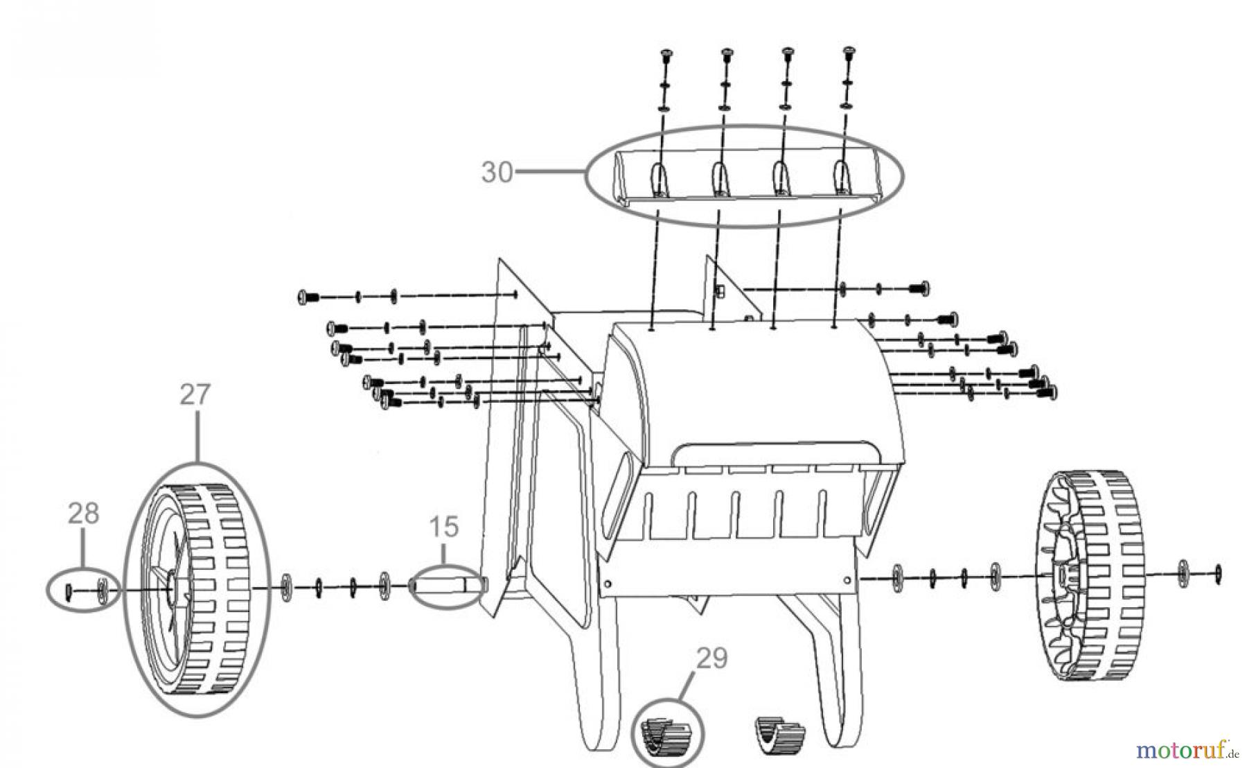 Güde Gartentechnik Häcksler Benzin-Häcksler BENZIN GARTENHÄCKSLER MGH 5,5 BS - 94055 FSL94055-01 Seite 4