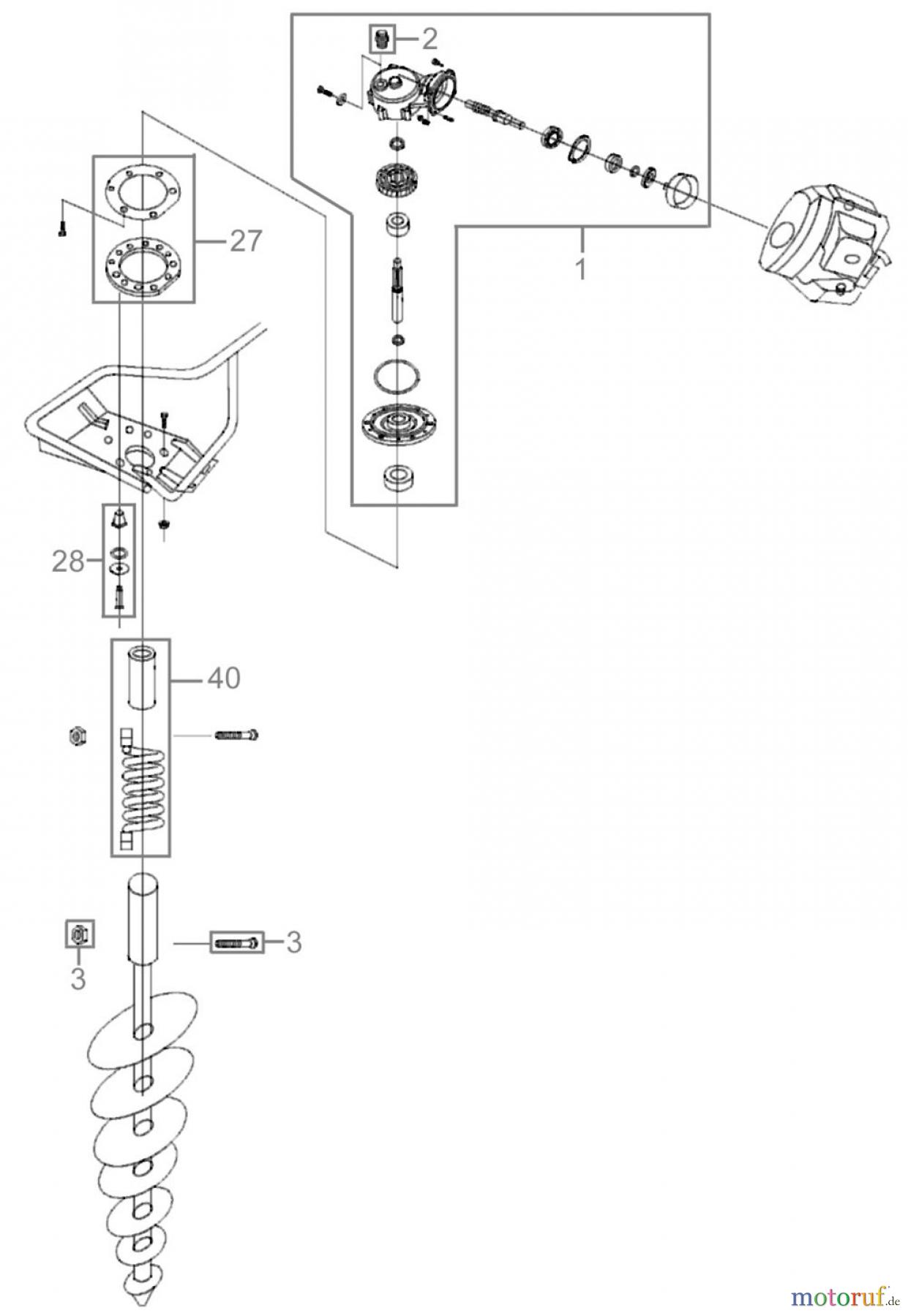 Güde Gartentechnik Erdbohrer MOTOR-ERDBOHRER GE 1650 - 94137 FSL94137-03 Seite 1