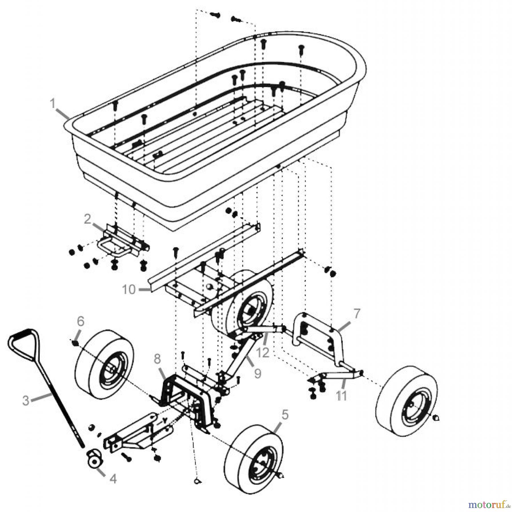 Güde Gartentechnik Gartenwagen GARTENWAGEN GGW 250 - 94336 FSL94336-01