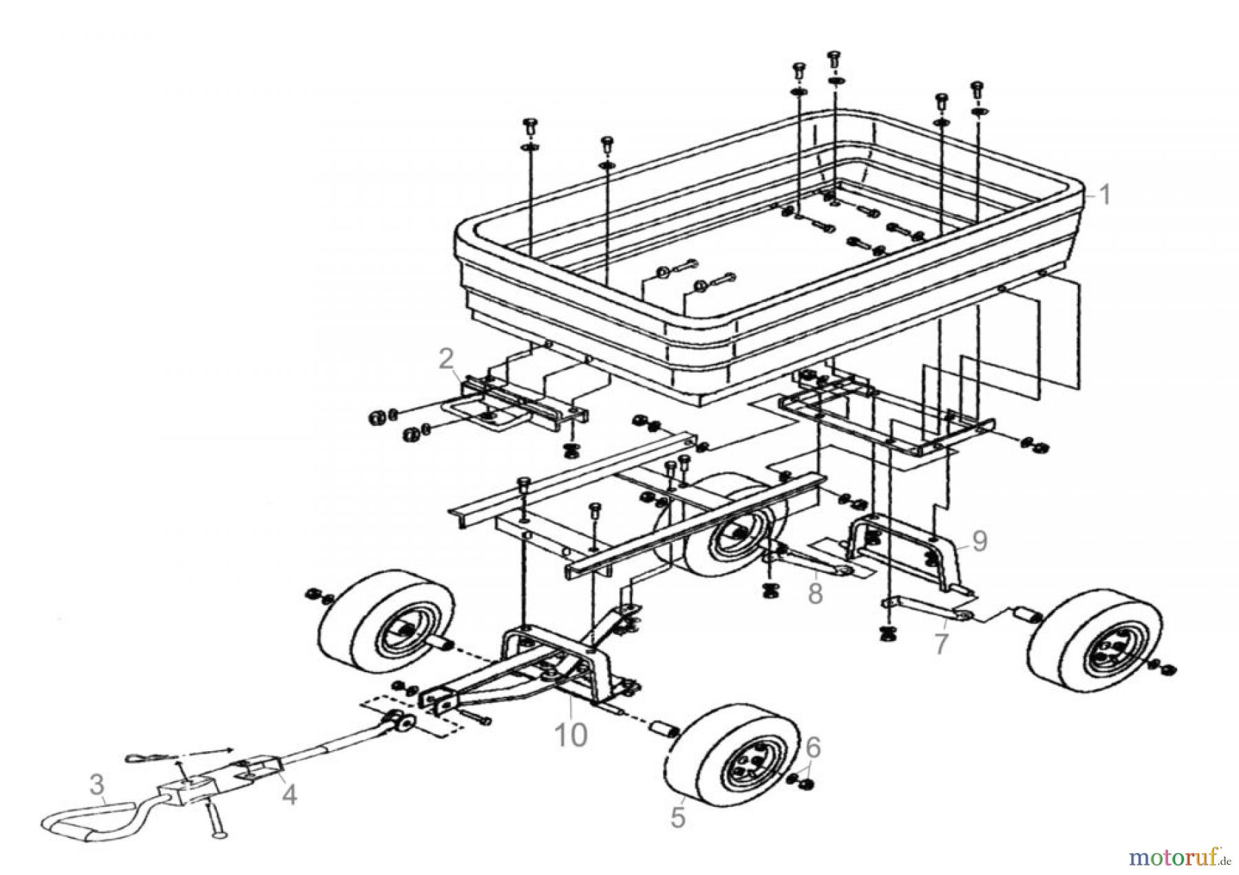 Güde Gartentechnik Gartenwagen GARTENWAGEN GGW 300 - 94337 FSL94337-01