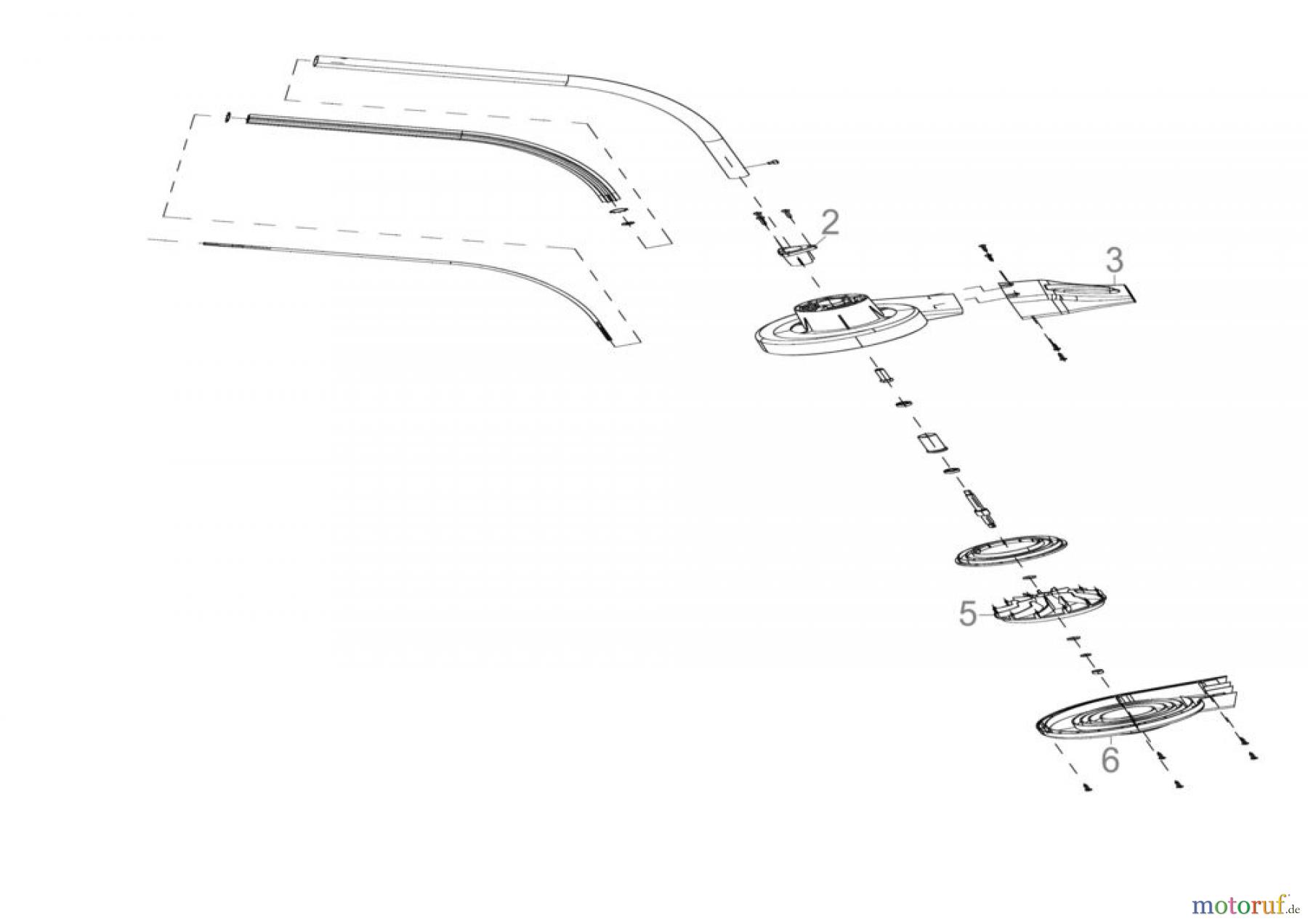 Güde Gartentechnik Kombigeräte Akku Anbauwerkzeug LAUBBLÄSERAUFSATZ GME 36 LB - 95708 FSL95708-01