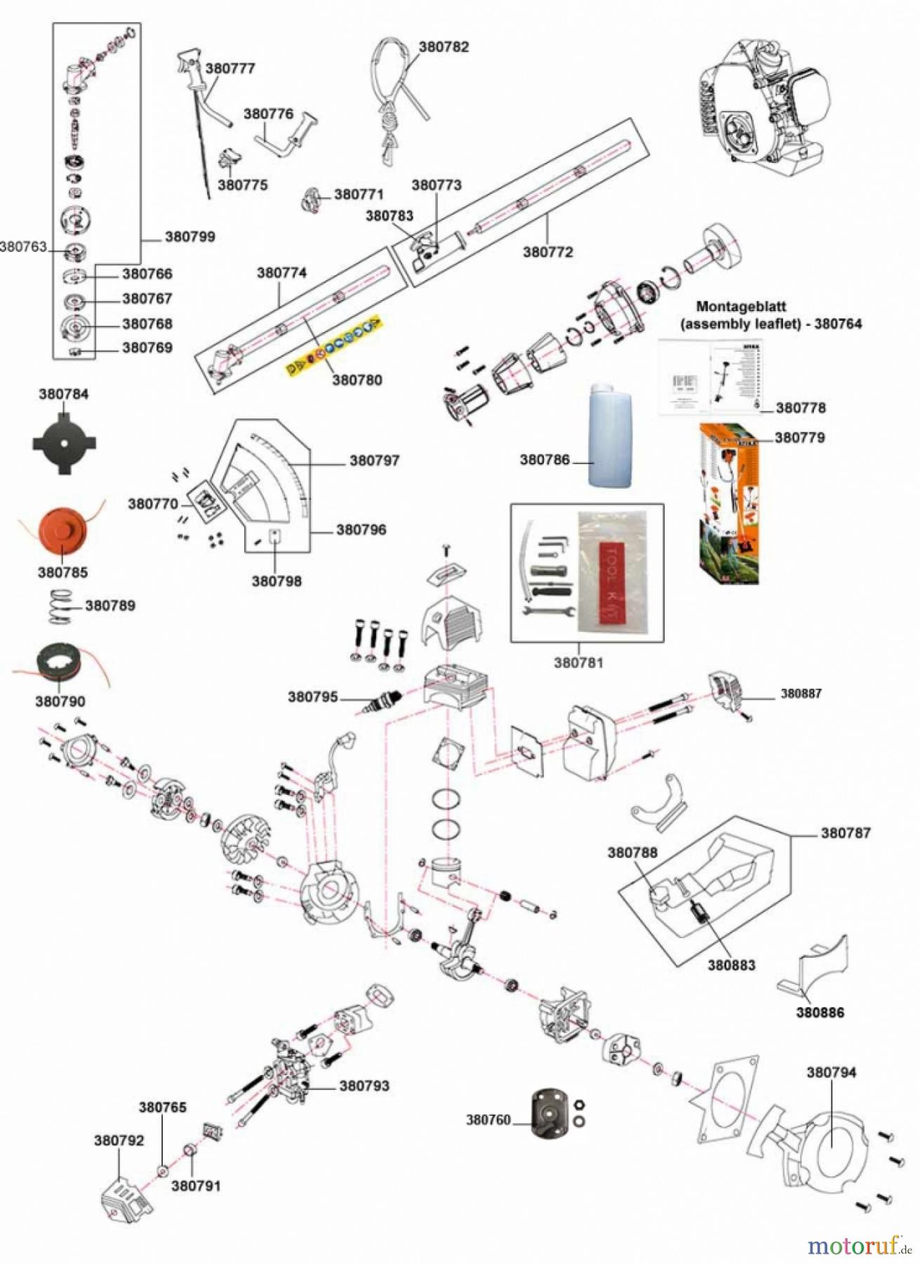 Atika Garten Grastrimmer BF 43
