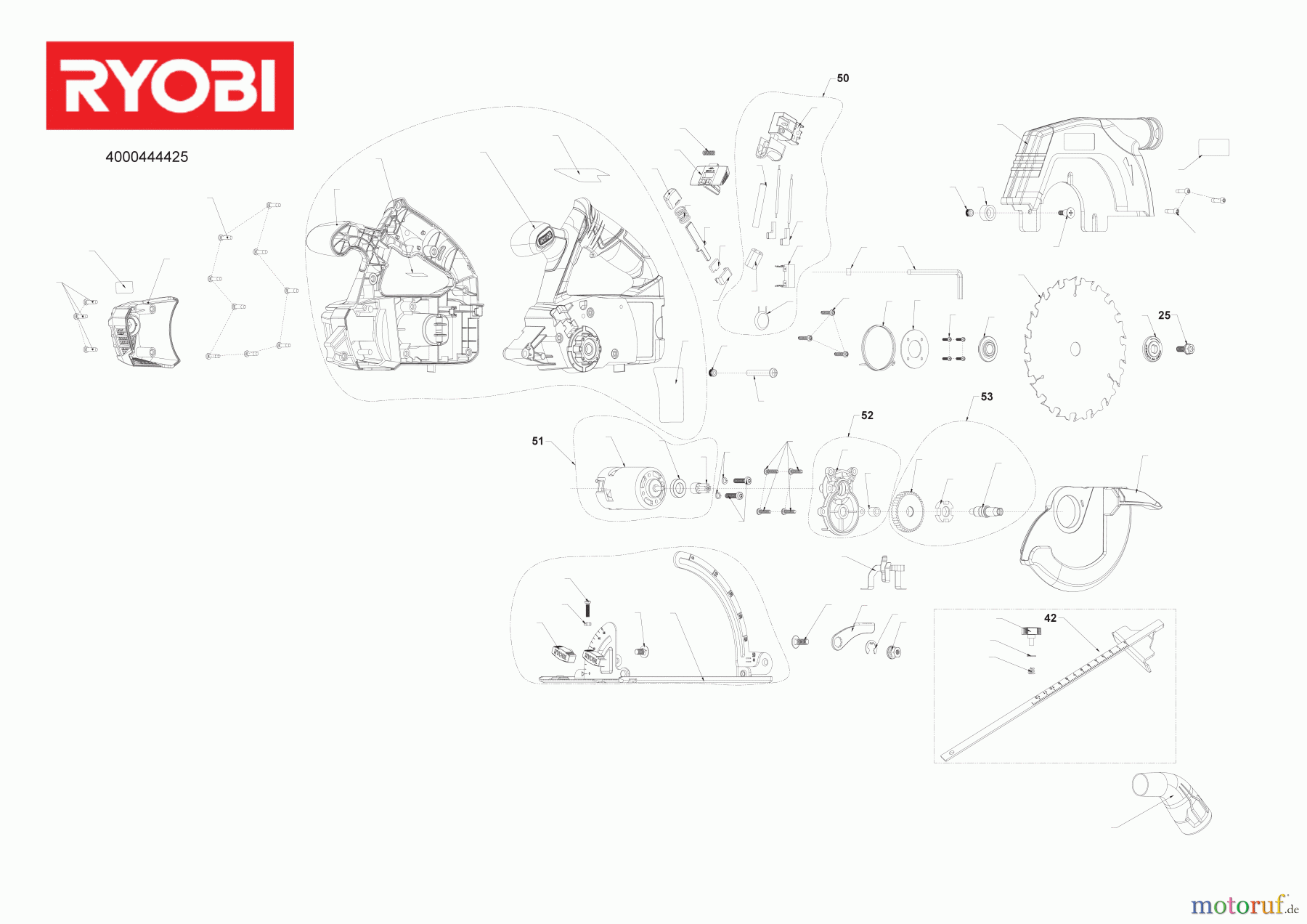 Ryobi Sägen Kreissägen R18CS 18 V Akku Handkreissäge R18CS 18 V Akku Handkreissäge
