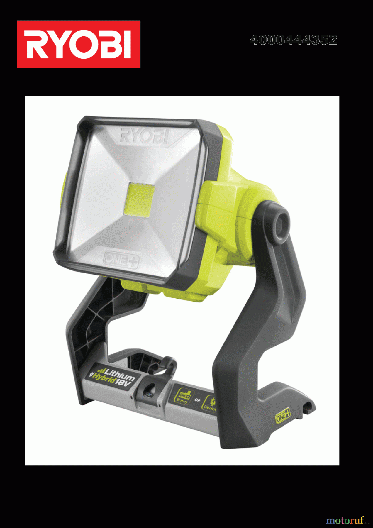 Ryobi Lampen R18ALH-0 LED Leuchte