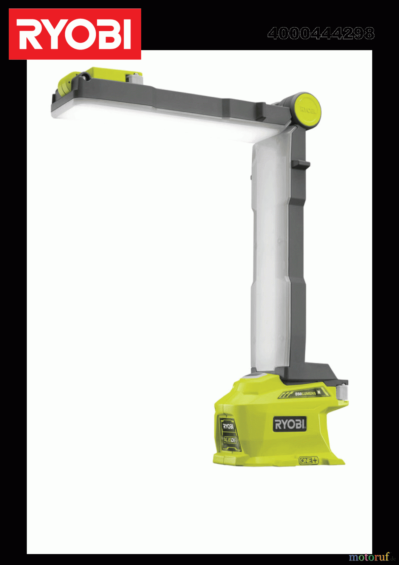  Ryobi Lampen R18ALF Arbeitsbeleuchtung