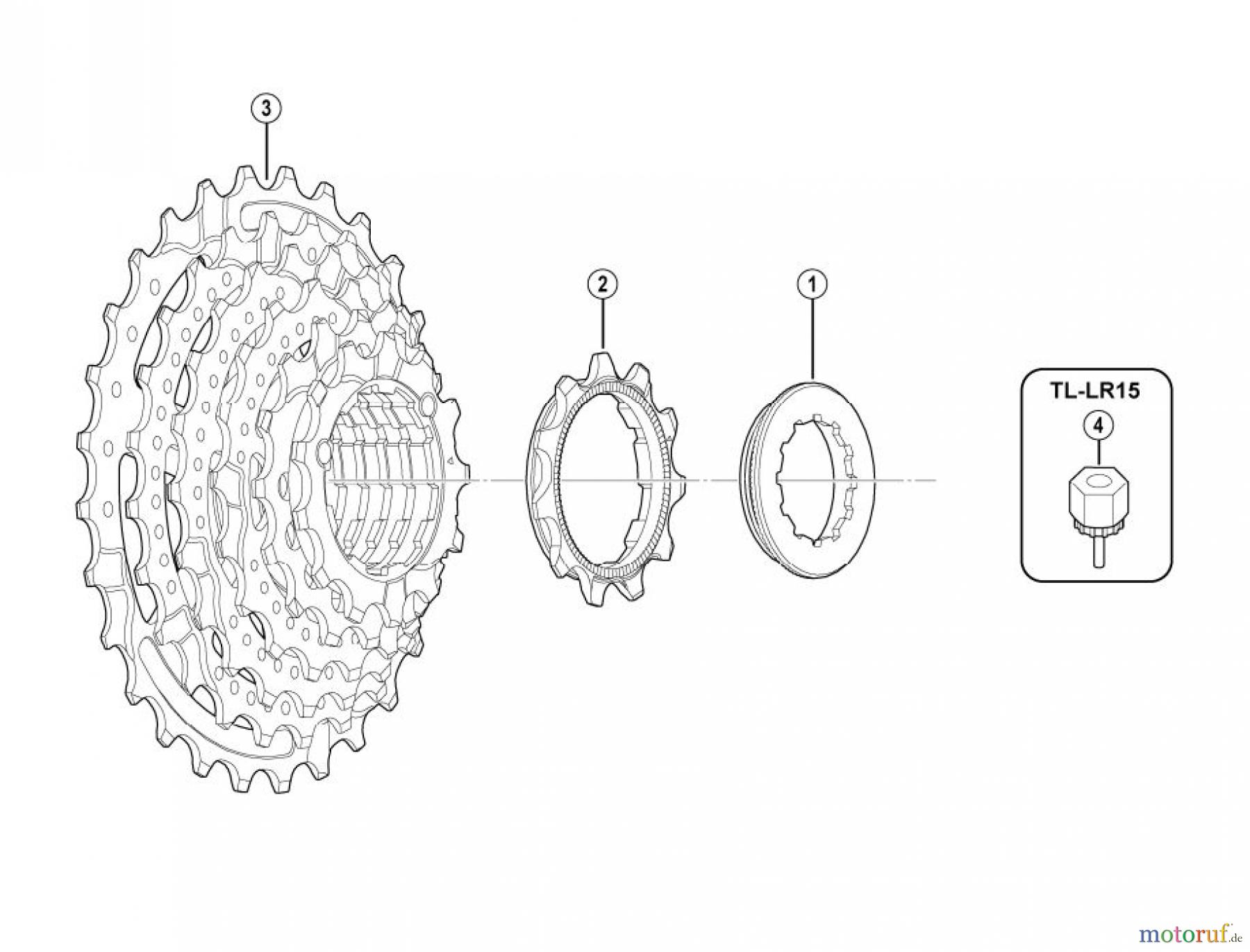 Shimano CS Cassette / Zahnkranz CS-HG41-7-3235
