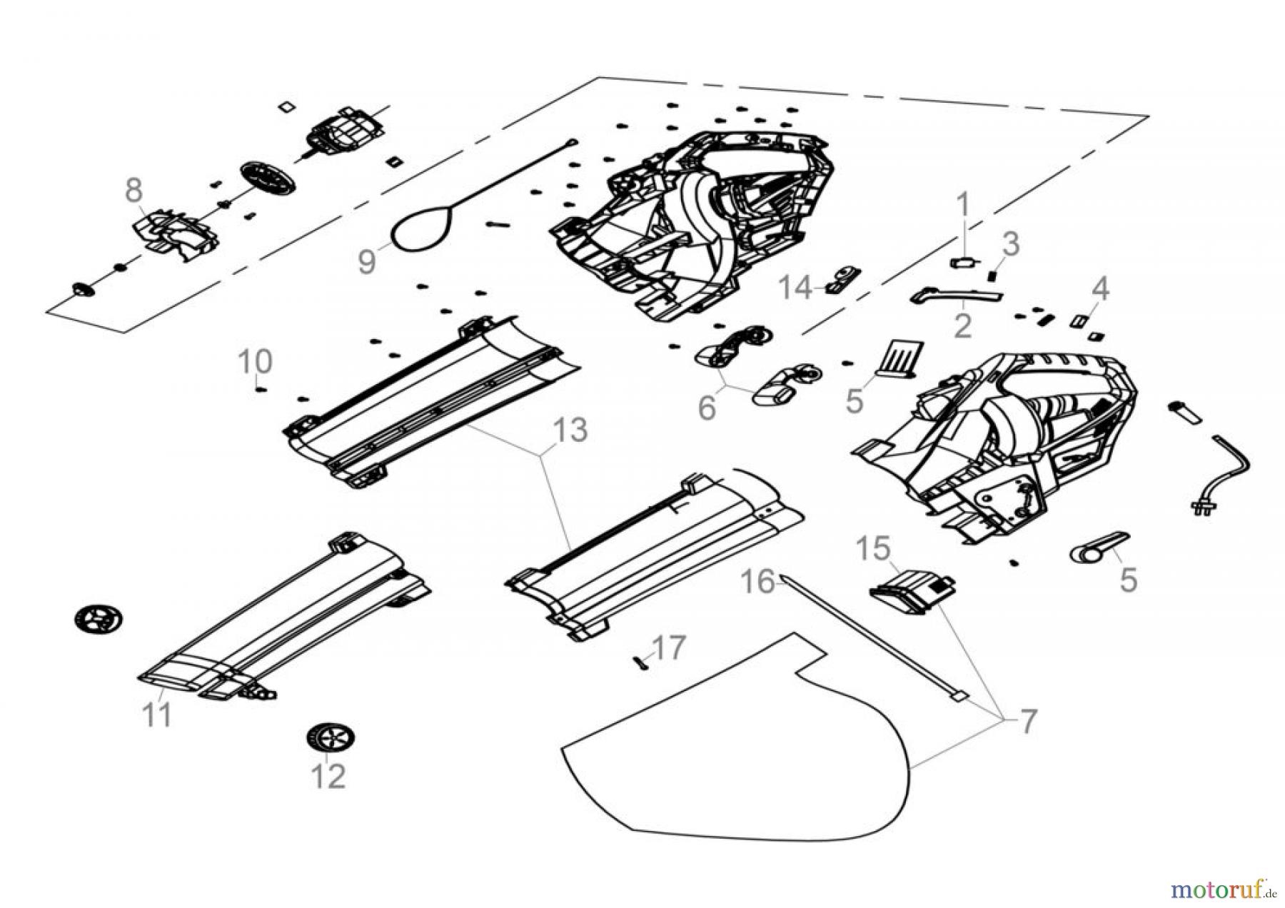 Güde Gartentechnik Laub-Sauger & Bläser Elektro Laubsauger GLS 3000 VARIO 94381 LAUBSAUGER GLS 3000 VARIO - 94381 -FSL94381-01