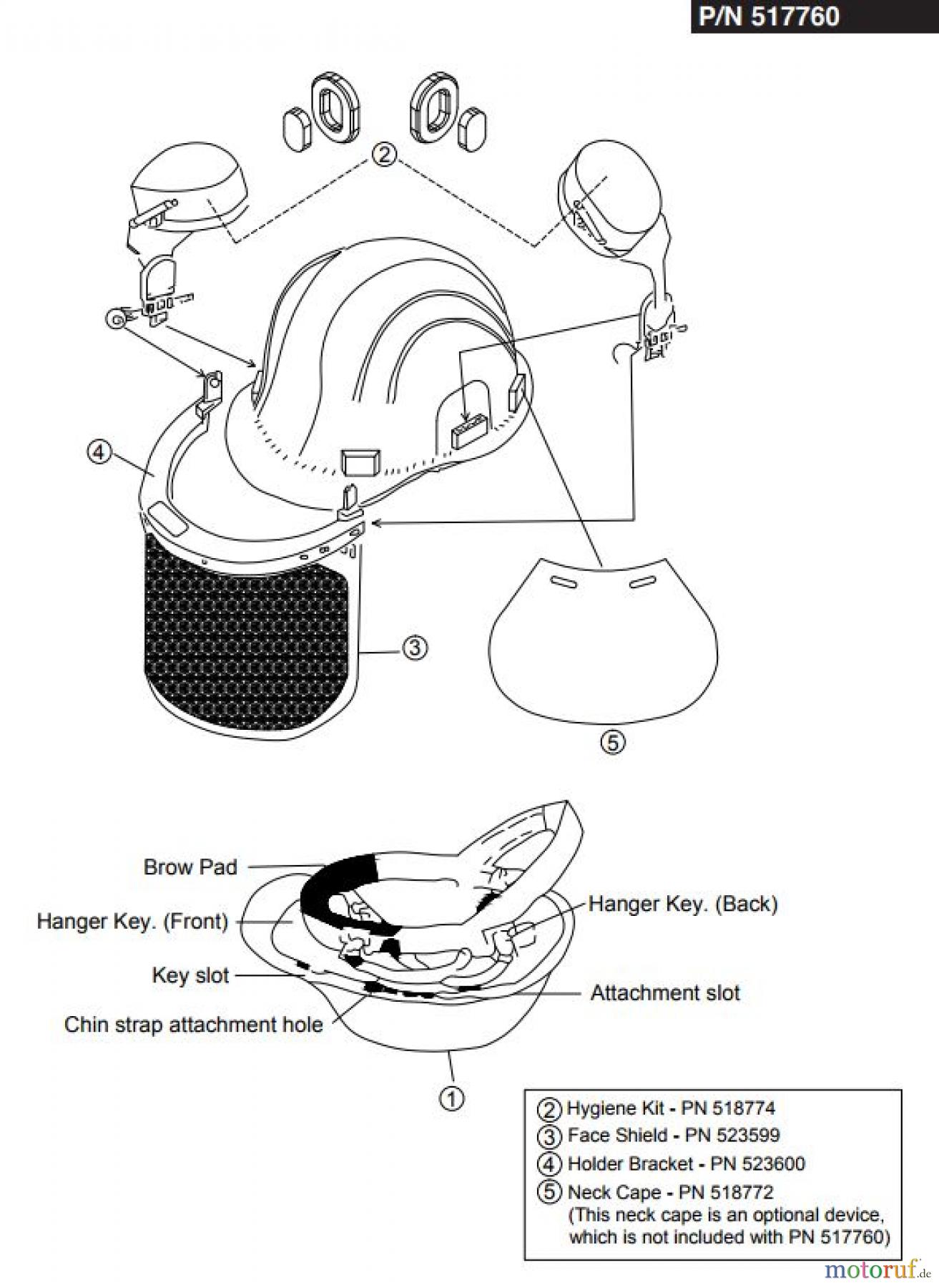  Oregon Helme 517760 STANDARD FORSTHELM 