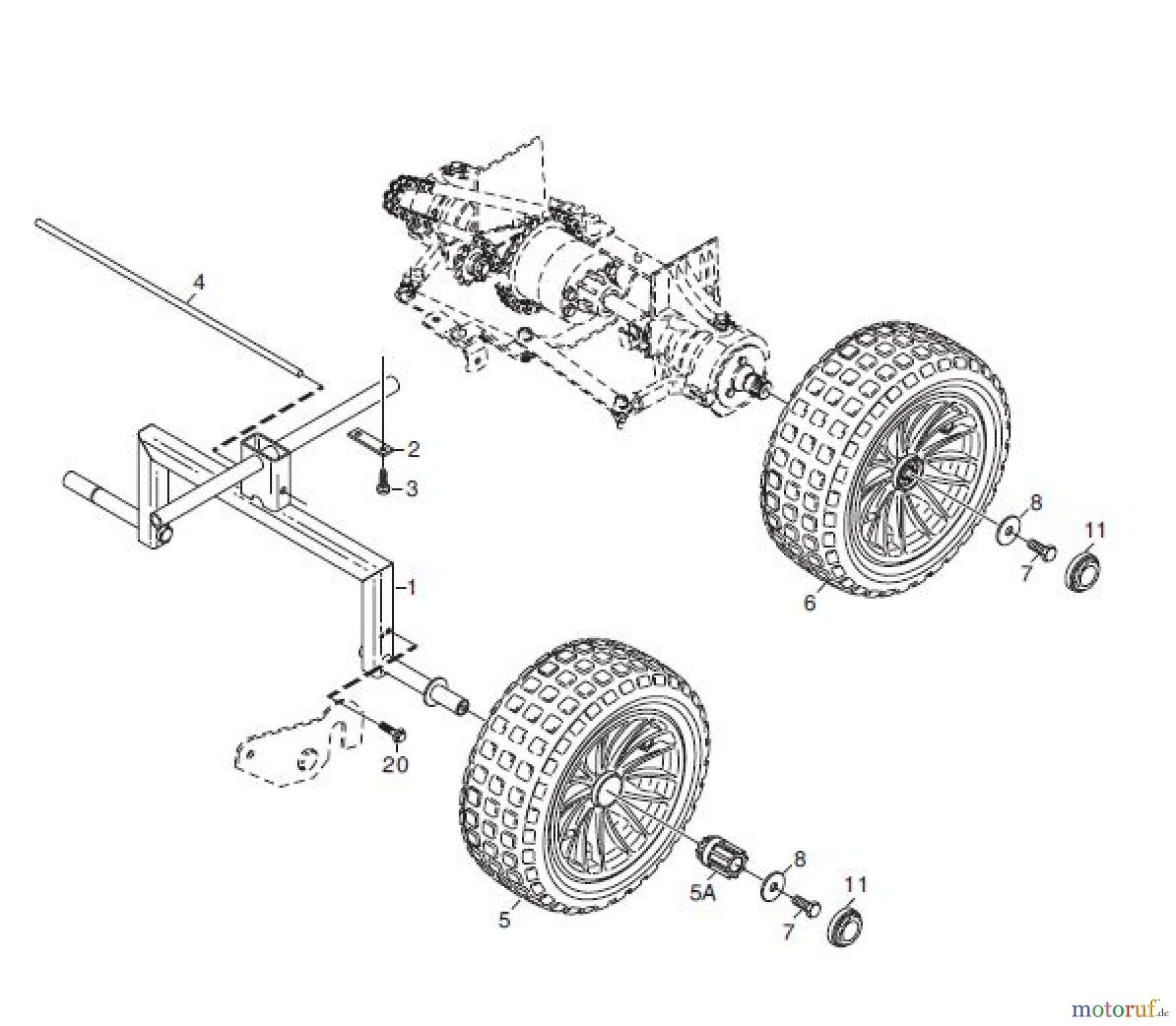 Global Garden Products GGP Frontmäher X1 2010 RÄDER