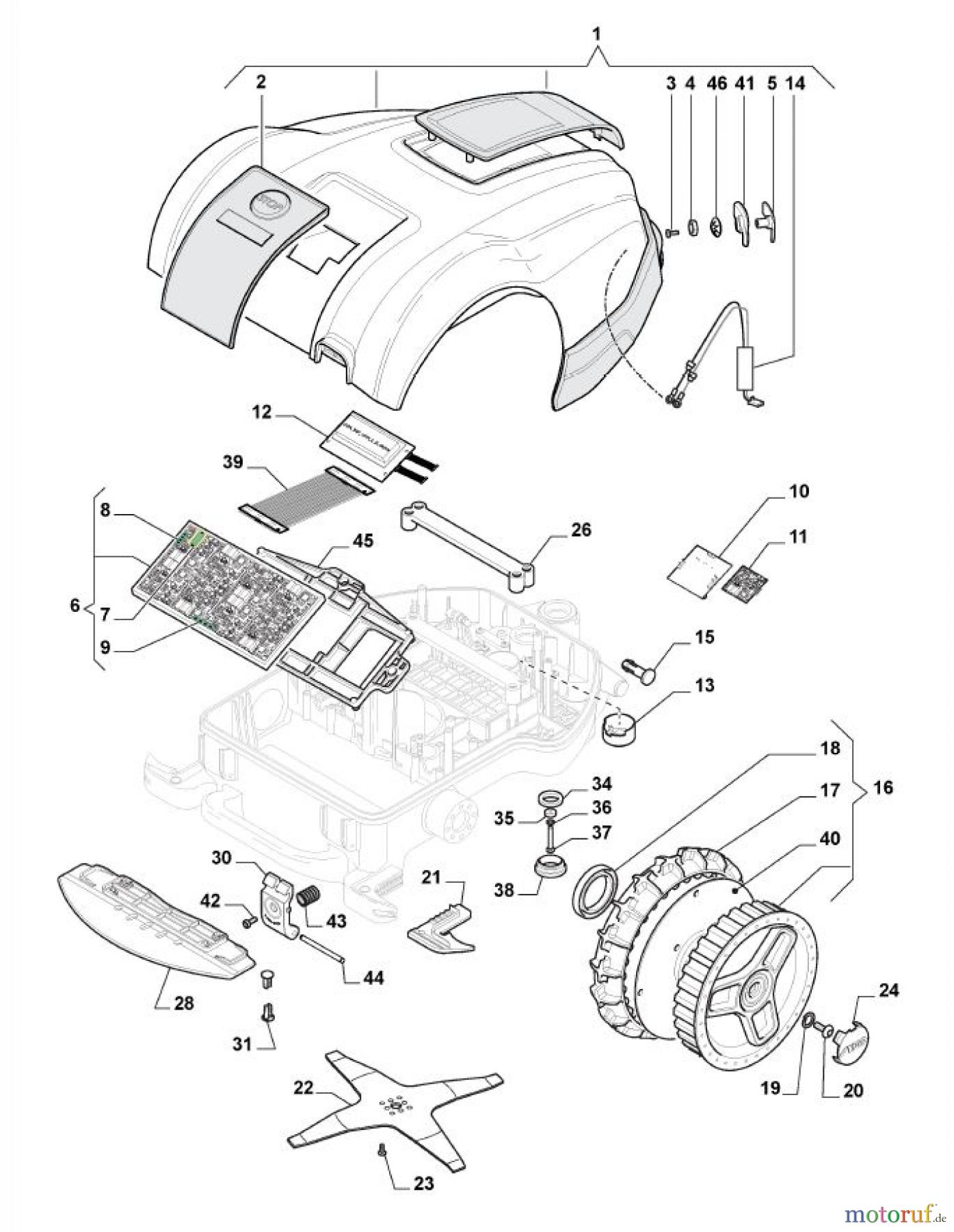 Stiga Mähroboter Baujahr 2018 Autoclip M3 2018 Autoclip M3 (2018), 2R2001508/ST1 Seite 2