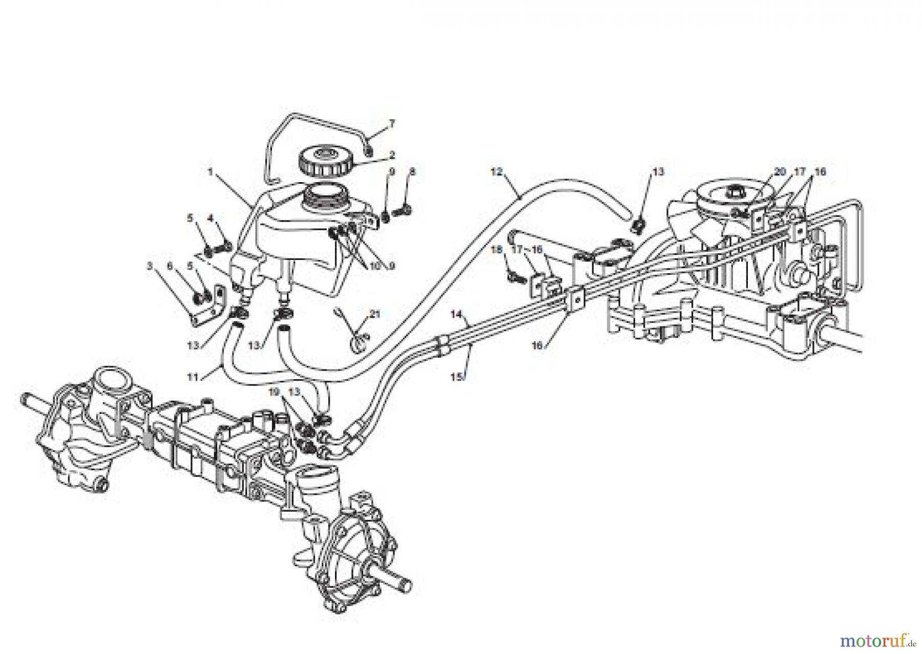  Global Garden Products GGP Aufsitzmäher Sammler Cellecting Pro 2017 TH4X 102 Hydro Transmission Ass.Y