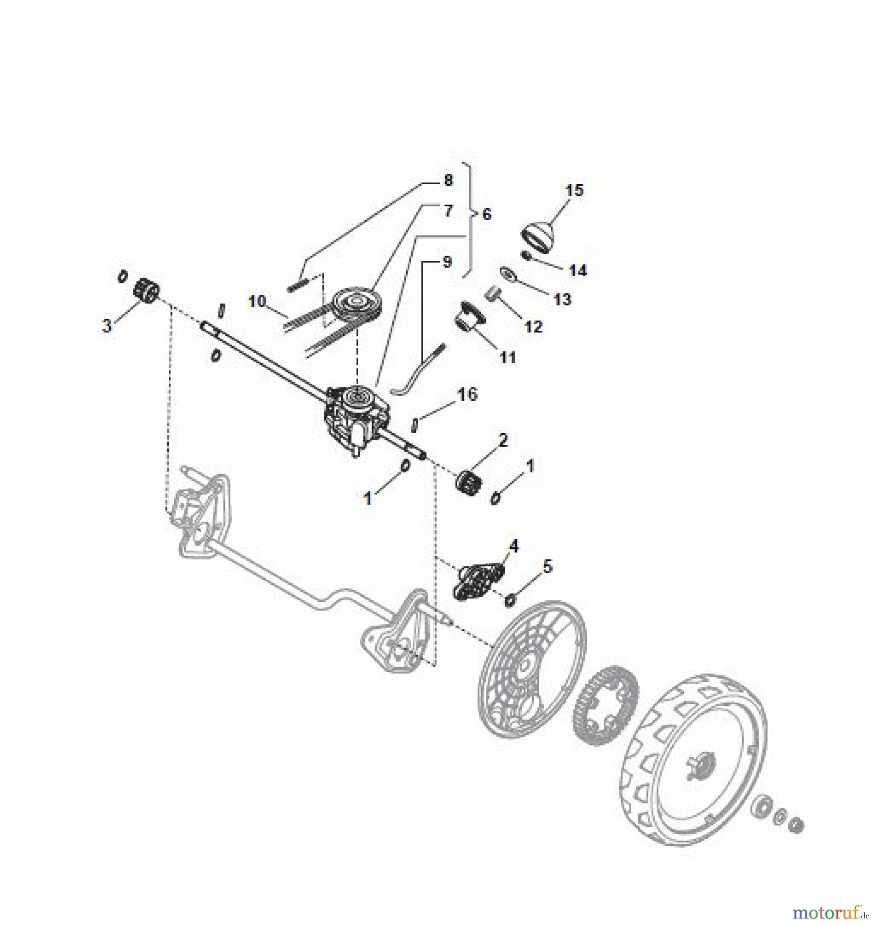 Global Garden Products GGP Rasenmäher Baujahr 2017 Akku 2017 Mit Antrieb CRL-CSL 480 S Li 80 - CRL-CSL 480 SQ Li 80 Transmission