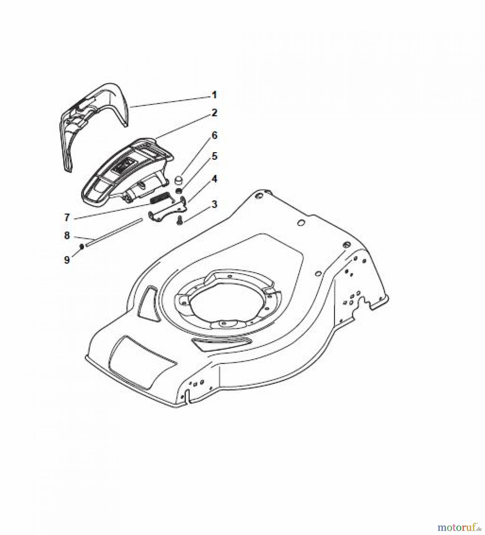 Global Garden Products GGP Rasenmäher Baujahr 2017 Akku 2017 Mit Antrieb CRL-CSL 480 S Li 80 - CRL-CSL 480 SQ Li 80 Protection, Belt