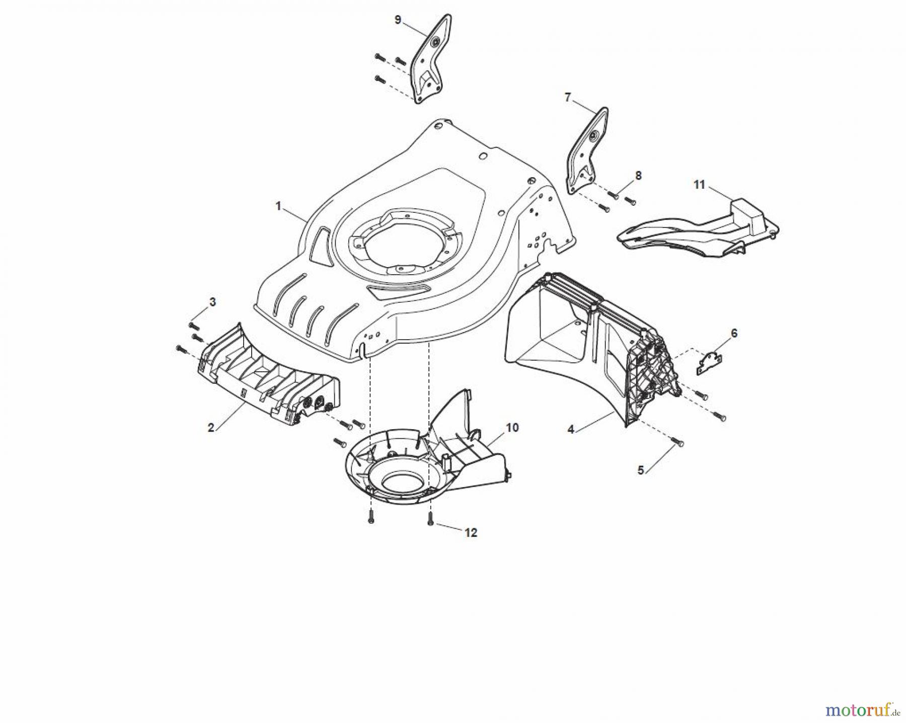  Global Garden Products GGP Rasenmäher Baujahr 2017 Akku 2017 Ohne Antrieb CR-CS 430 Li 80 Deck