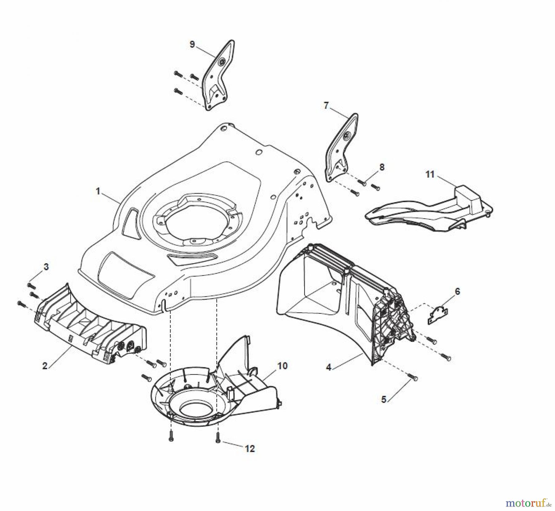  Global Garden Products GGP Rasenmäher Baujahr 2017 Akku 2017 Ohne Antrieb CR-CS 430 Li 80 Deck