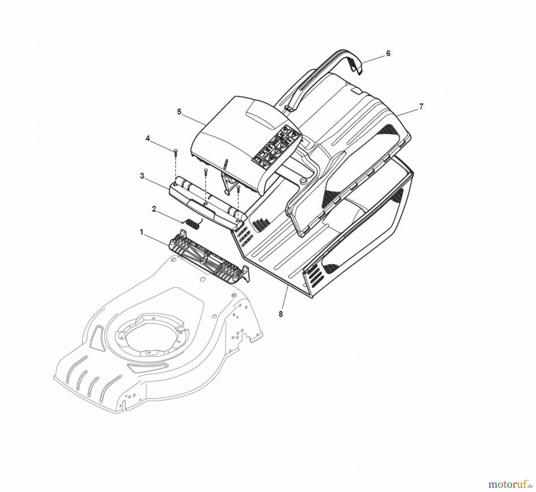  Global Garden Products GGP Rasenmäher Baujahr 2017 Akku 2017 Ohne Antrieb CR-CS 430 Li 80 Grass-Catcher