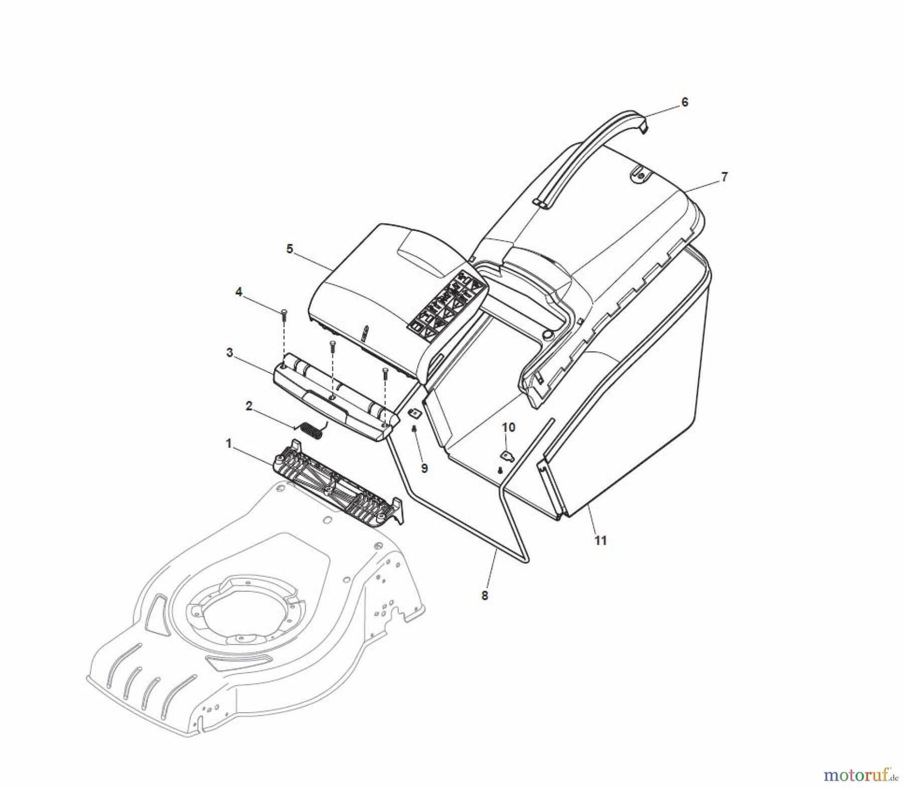  Global Garden Products GGP Rasenmäher Baujahr 2017 Akku 2017 Ohne Antrieb CR-CS 430 W Li 80 Grass-Catcher